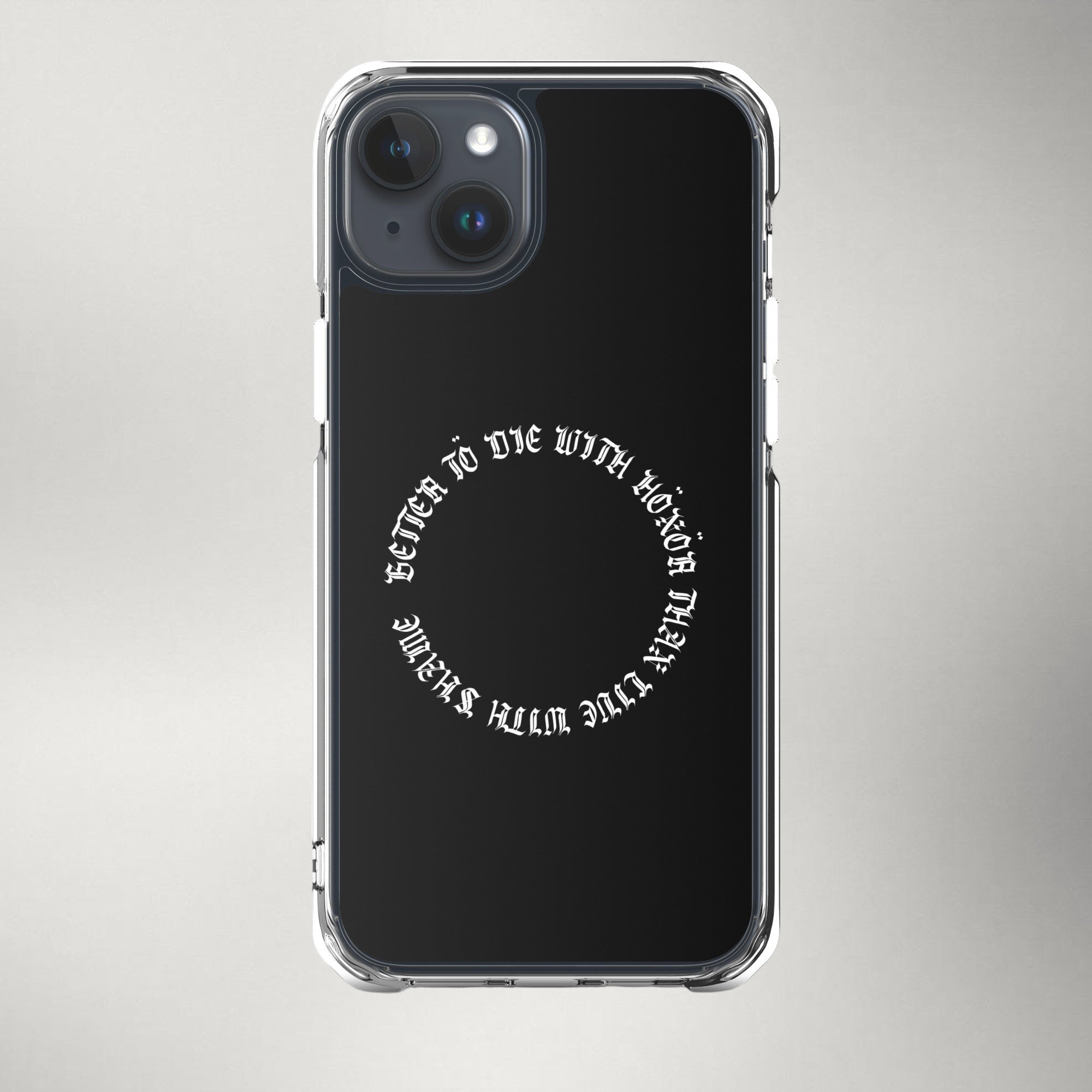 Die with Honor — MagSafe® Clear Case for iPhone®