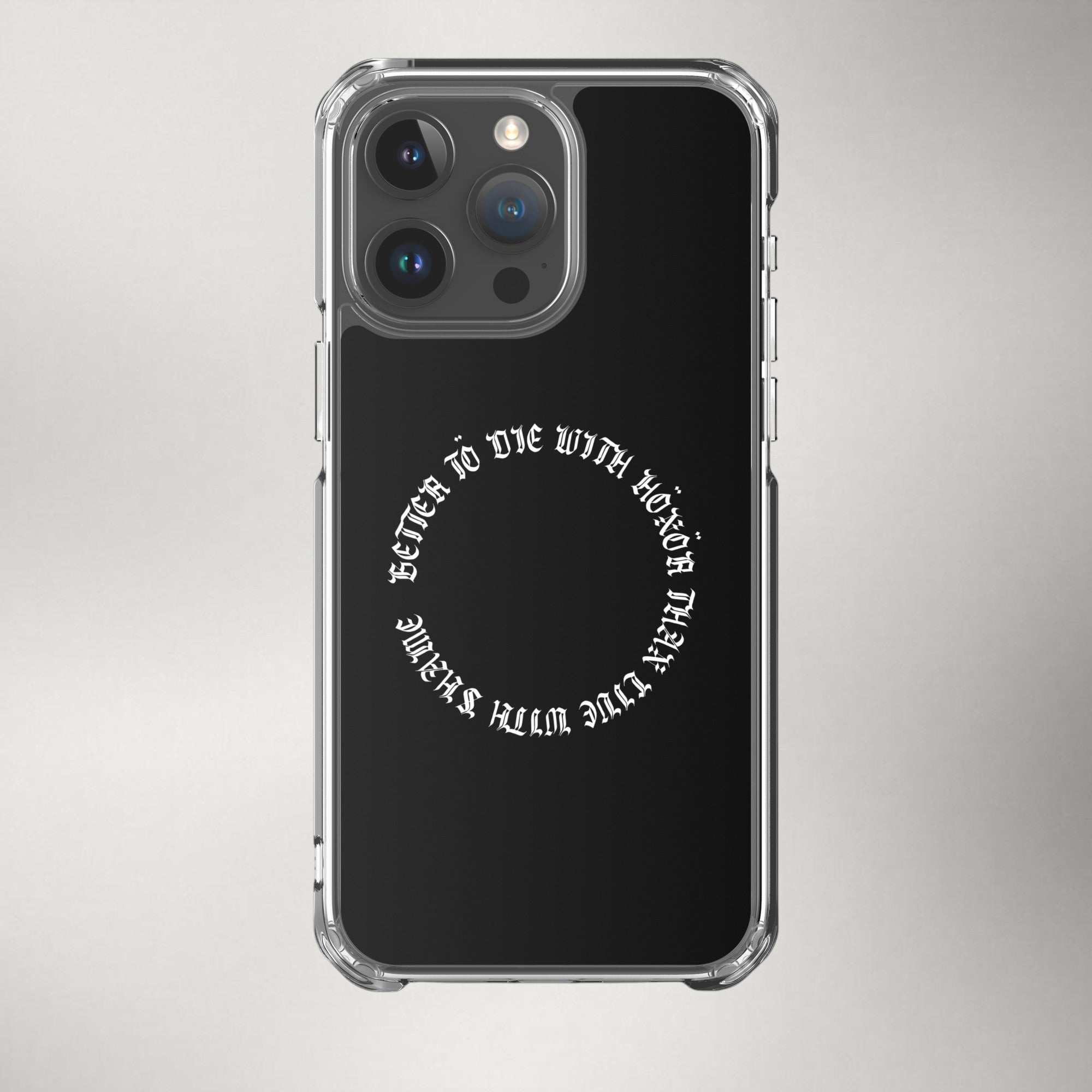 Die with Honor — MagSafe® Clear Case for iPhone®