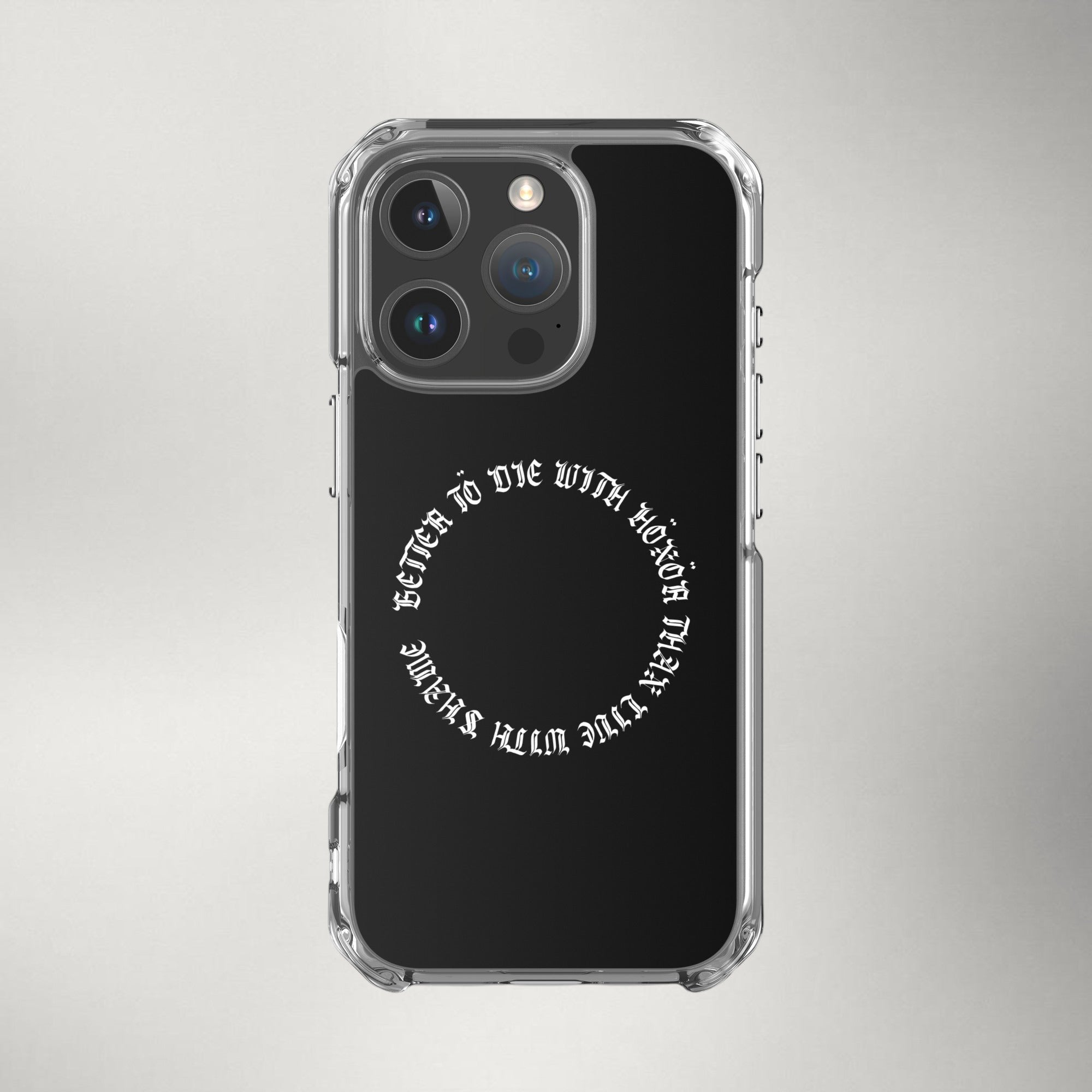 Die with Honor — MagSafe® Clear Case for iPhone®