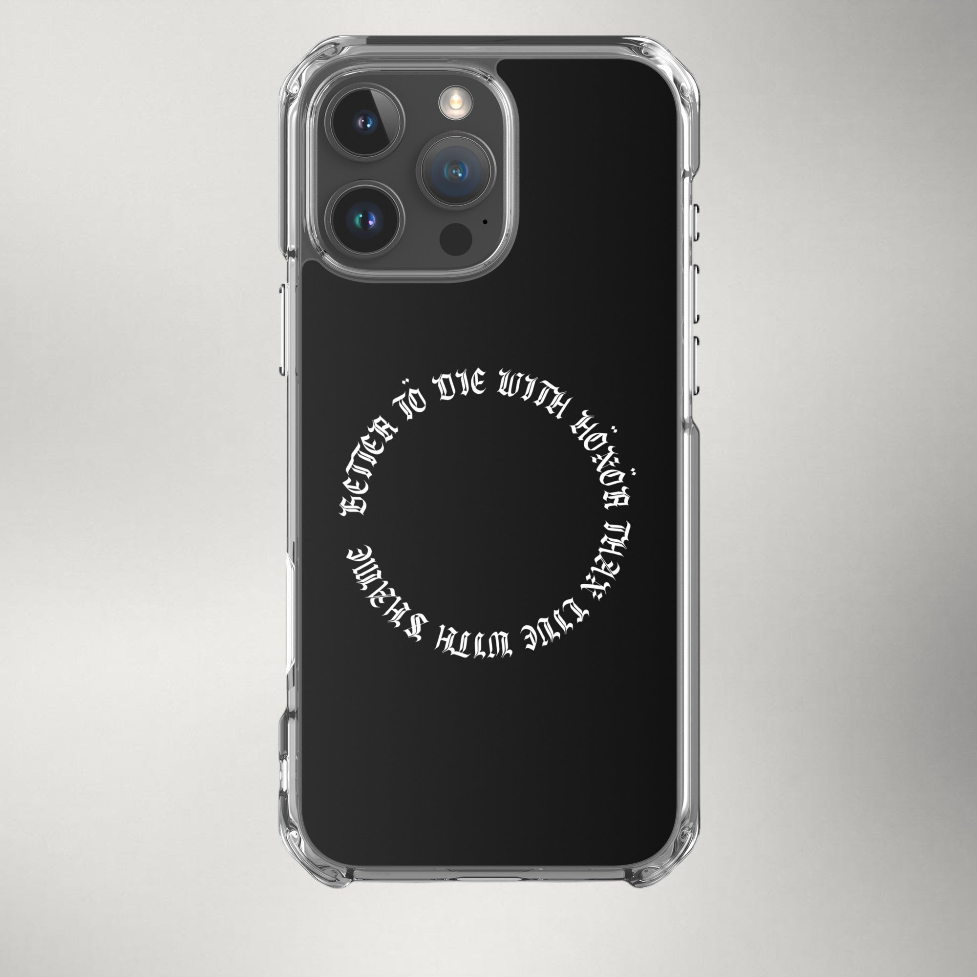 Die with Honor — MagSafe® Clear Case for iPhone®