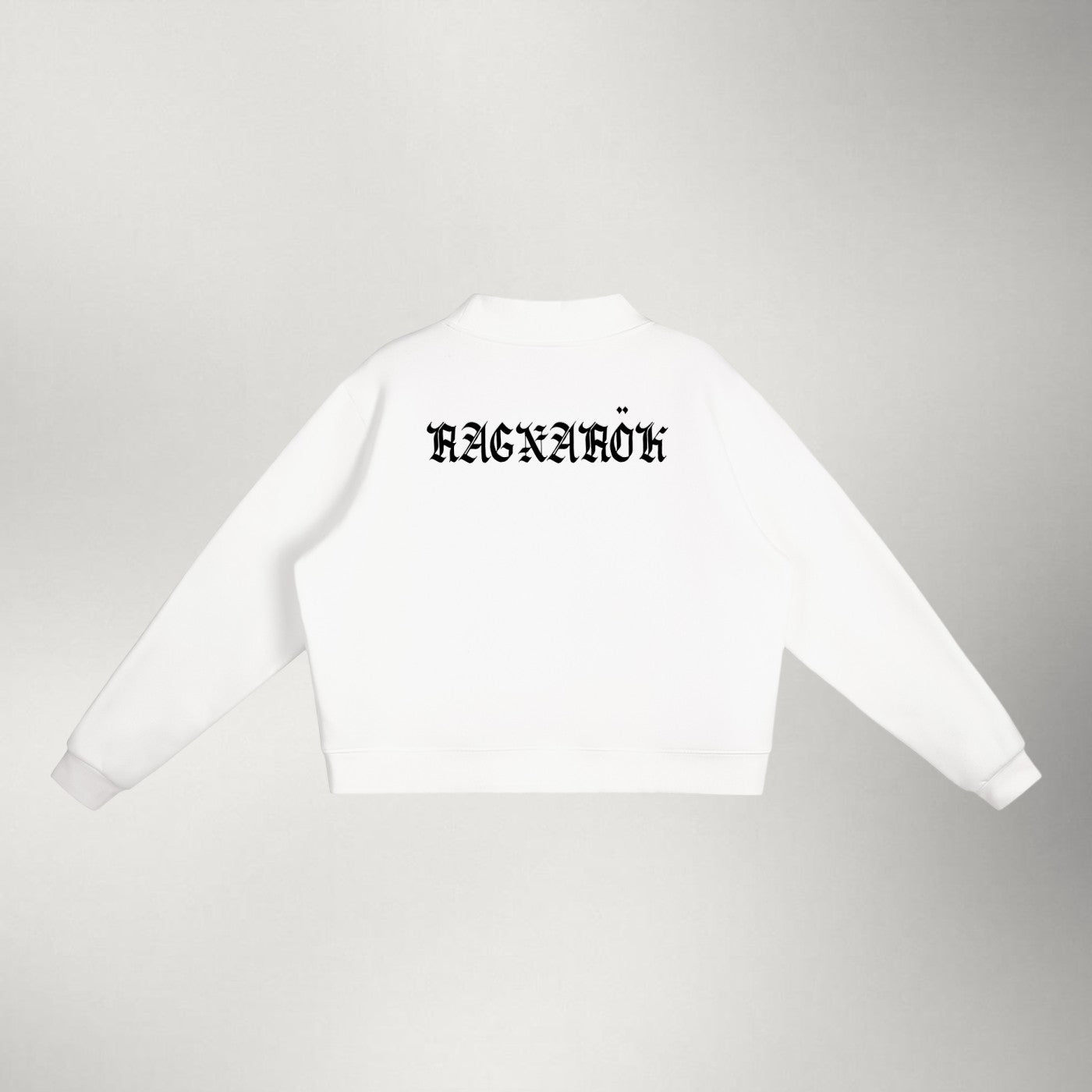Die with Honor — Women's Fleece Mock-Neck | White