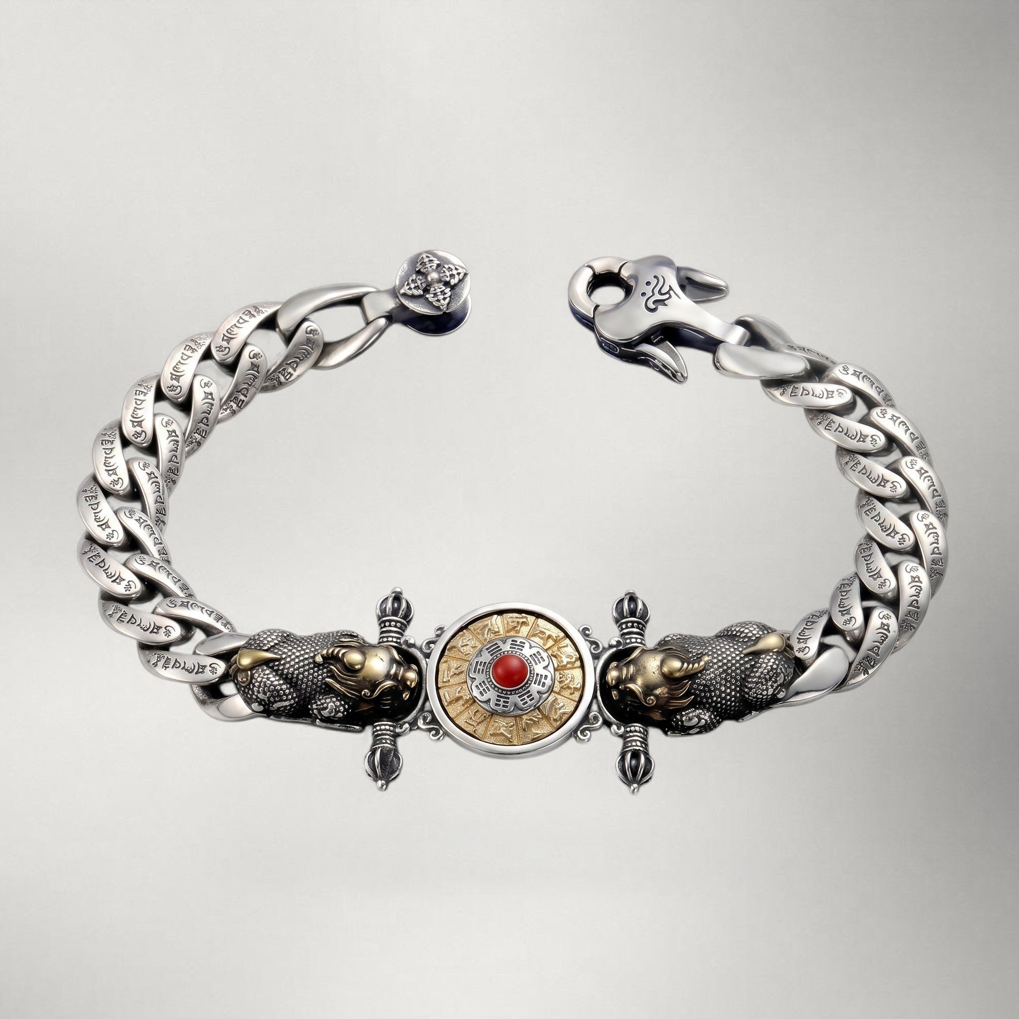 Draupnir — Sterling Silver Bracelet | Gold & Silver