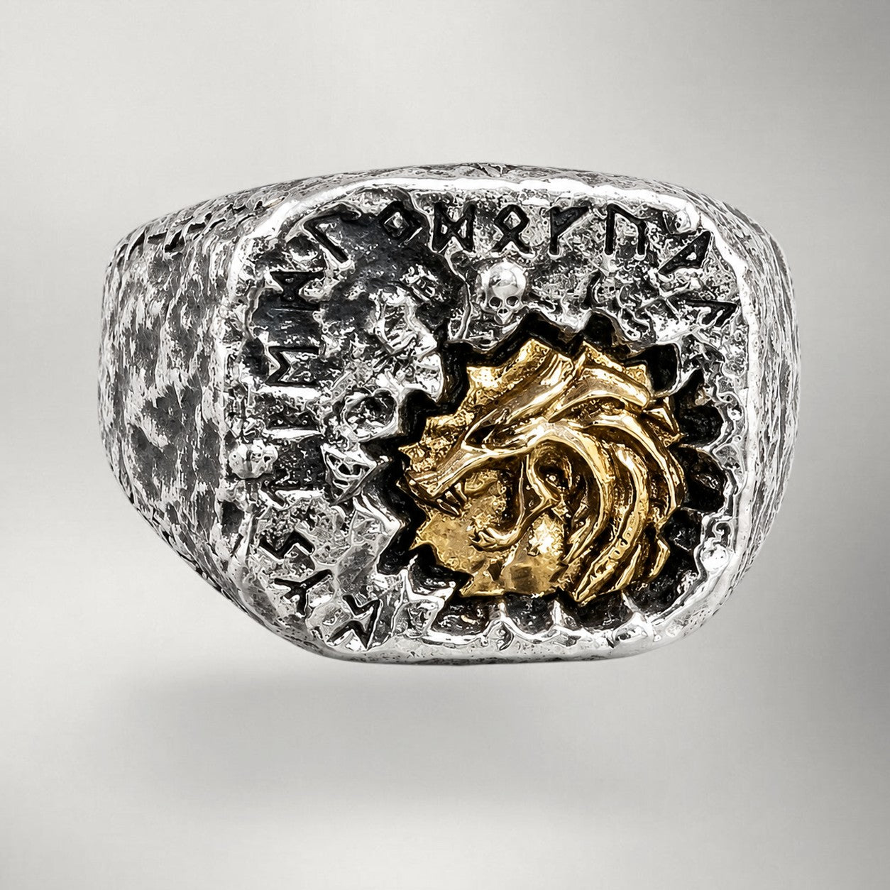 Fenrir — Adjustable Wolf Ring | Sterling Silver