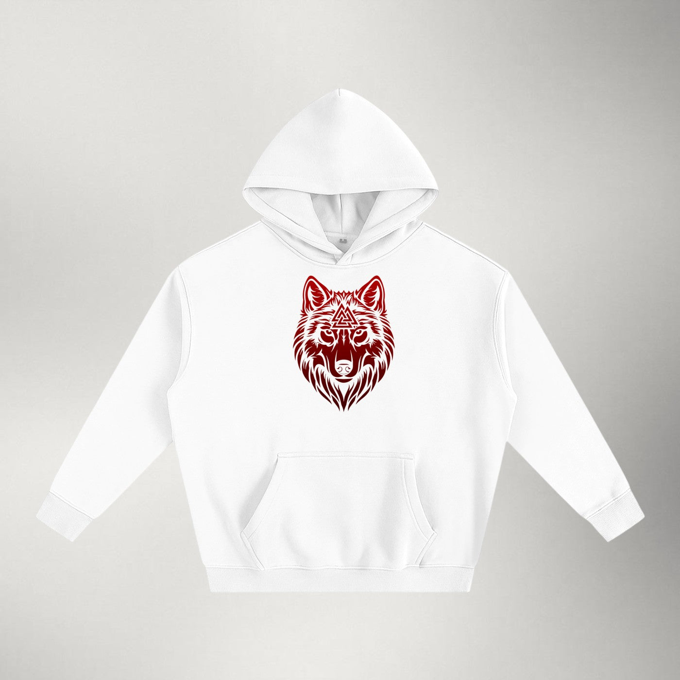 Fenrir — Heavyweight Fleece Pullover | Red Series