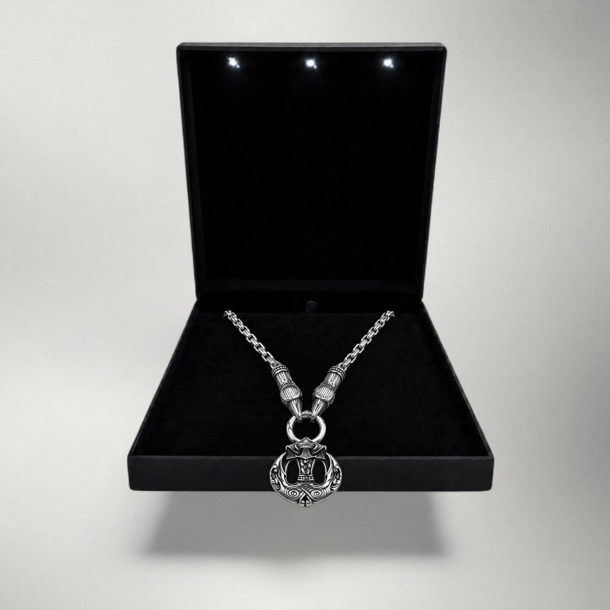Hrafn — Raven Pendant Necklace | Silver