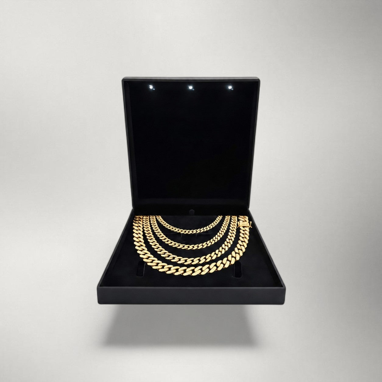 Miami Cuban Link Chain in 18K Gold