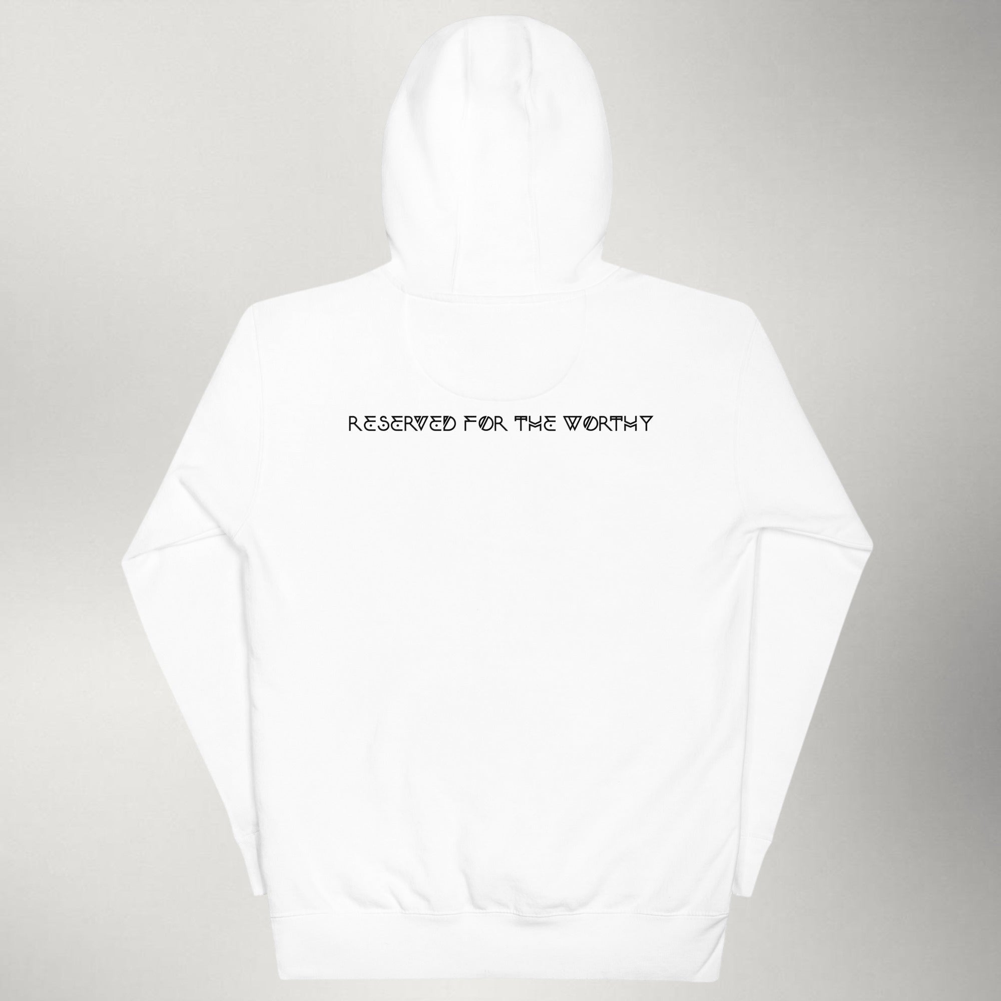 Mjölnir — Embroidered Hoodie | Maroon / White