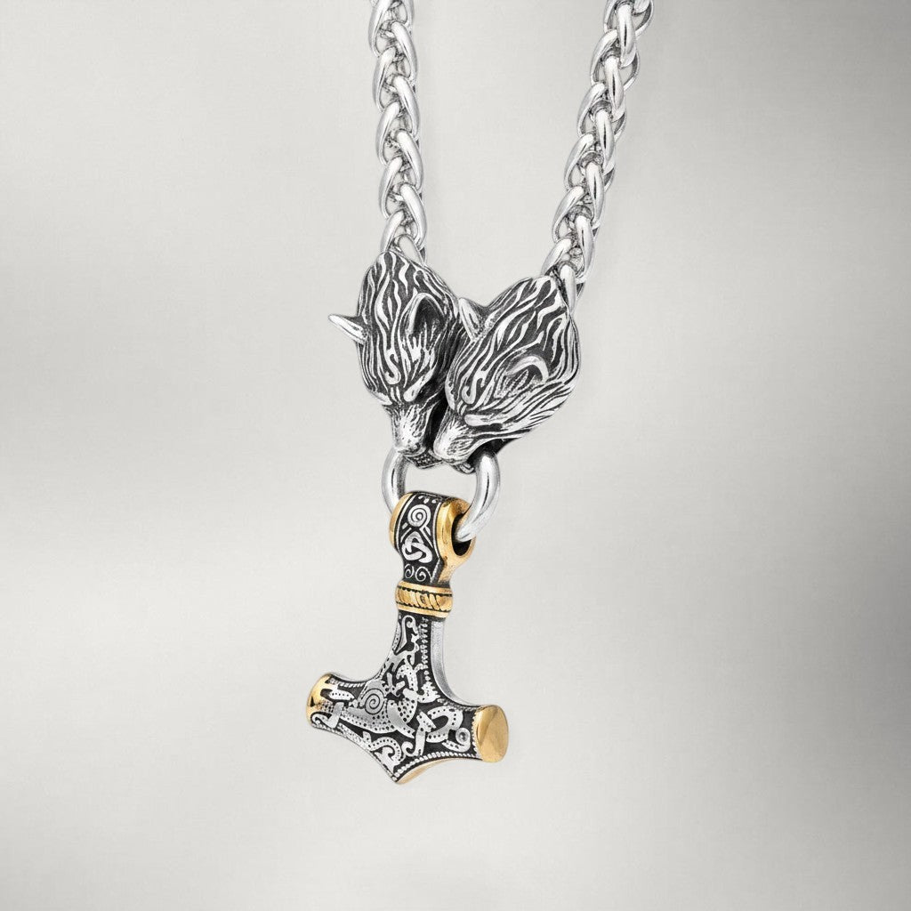 Mjölnir Pendant Necklace Stainless Steel
