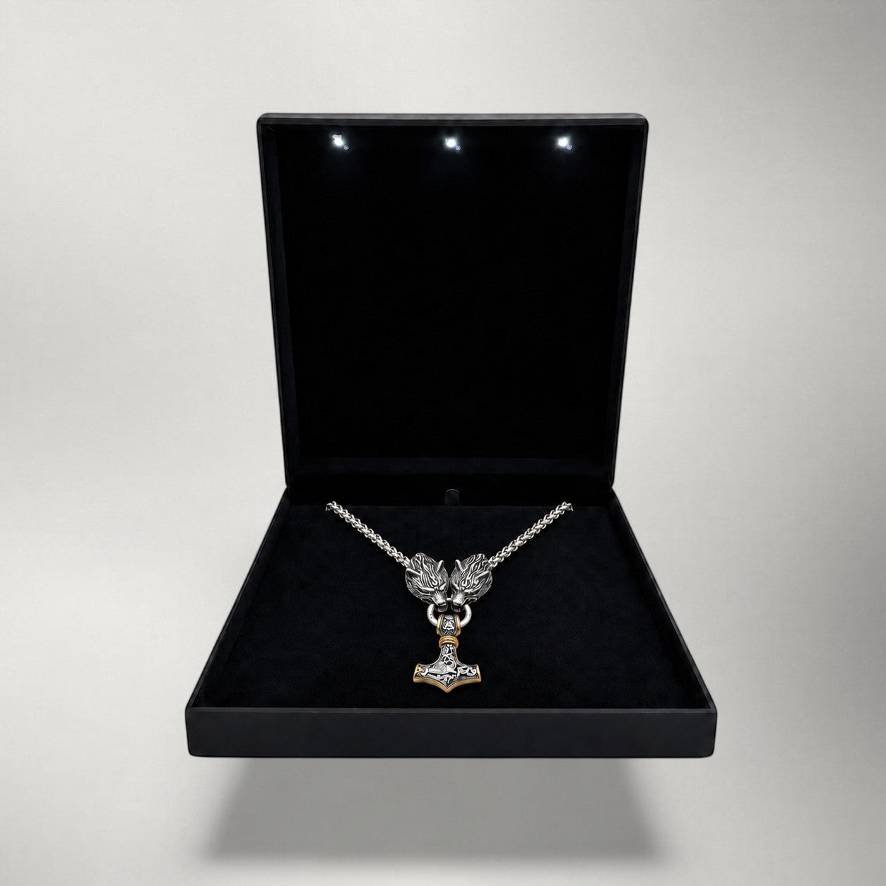 Mjölnir Pendant Necklace Stainless Steel