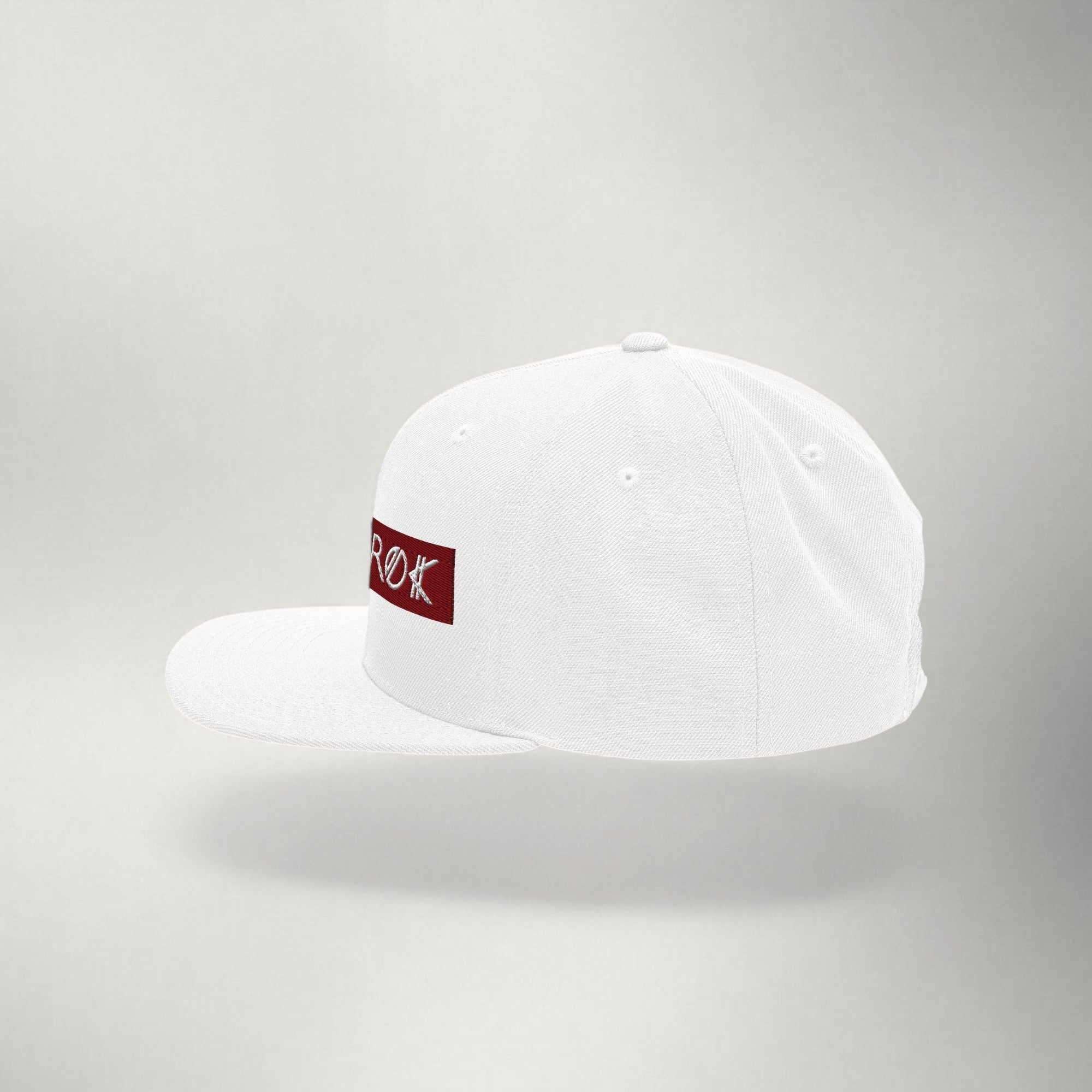 Ragnarok Box Logo Snapback — Maroon