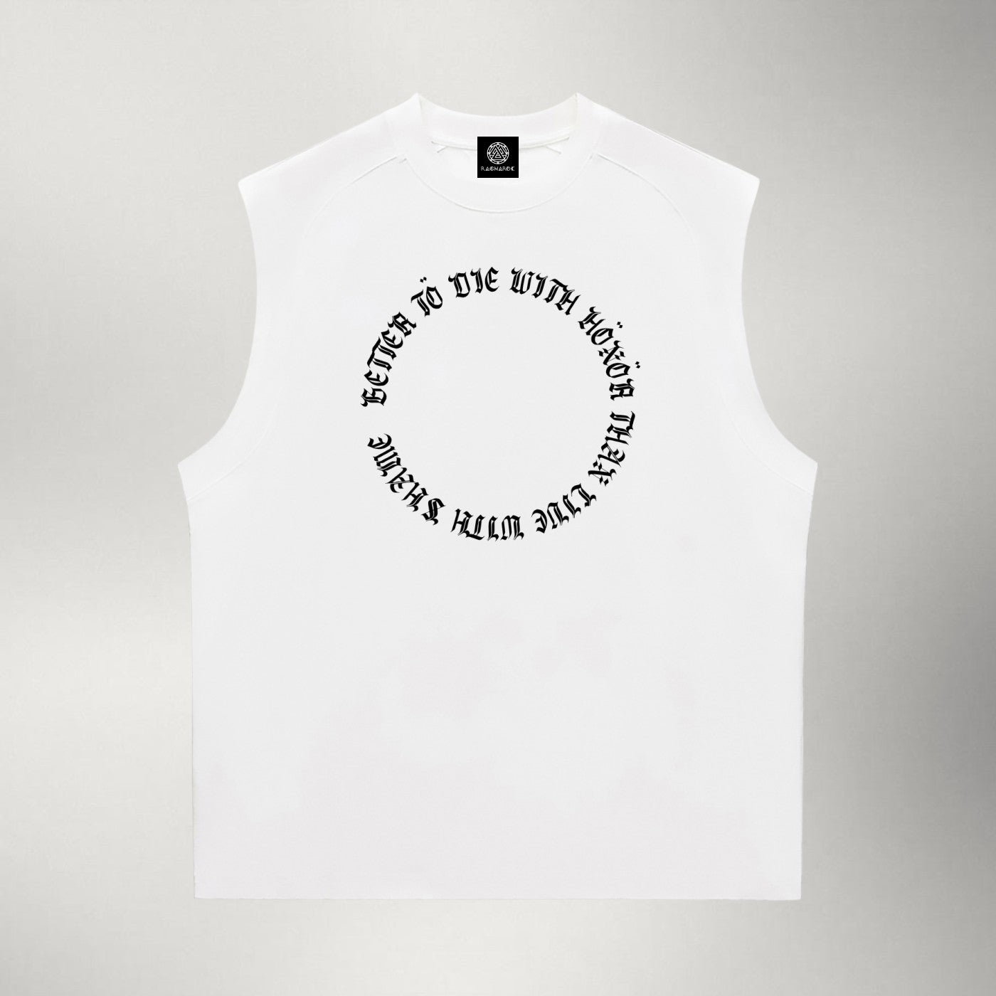 Ragnarok Die with Honor Tank — White
