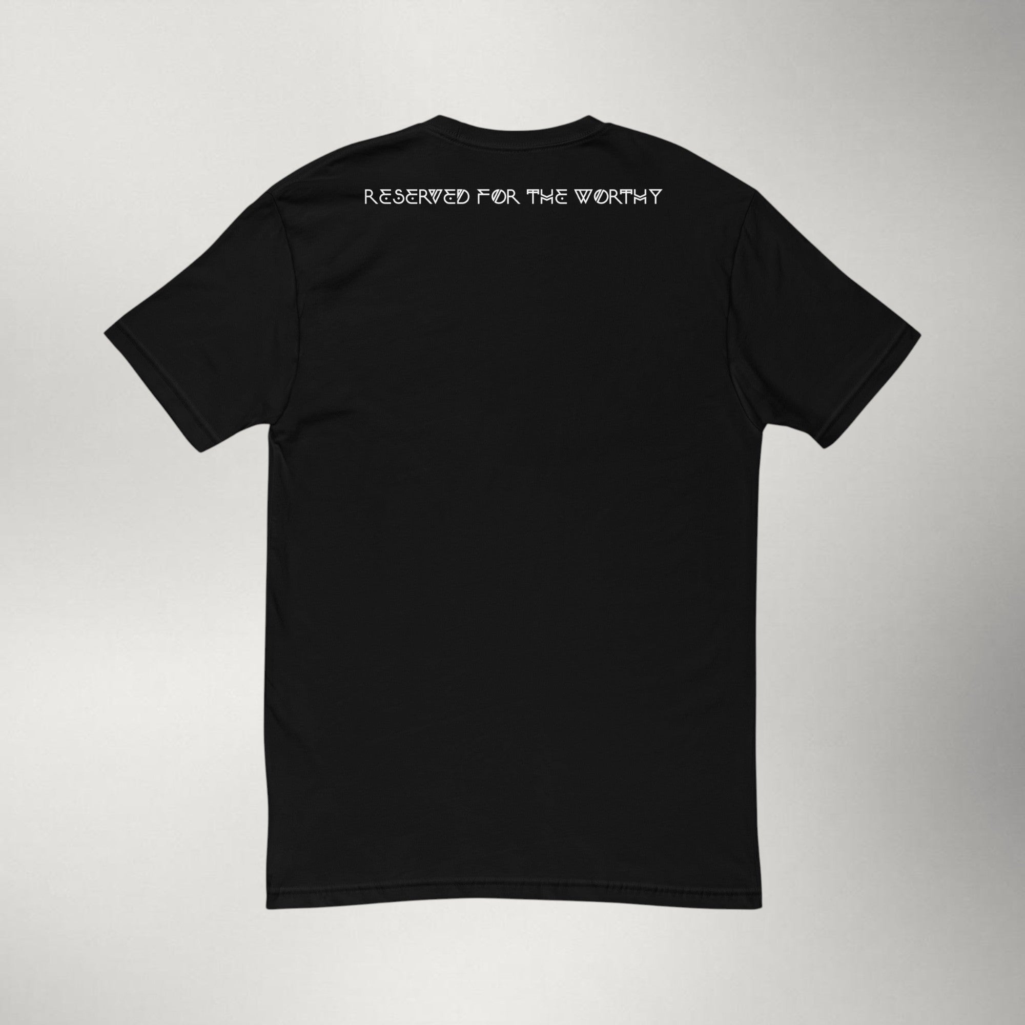 Ragnarok Embroidered Logo Tee — Gold / Black