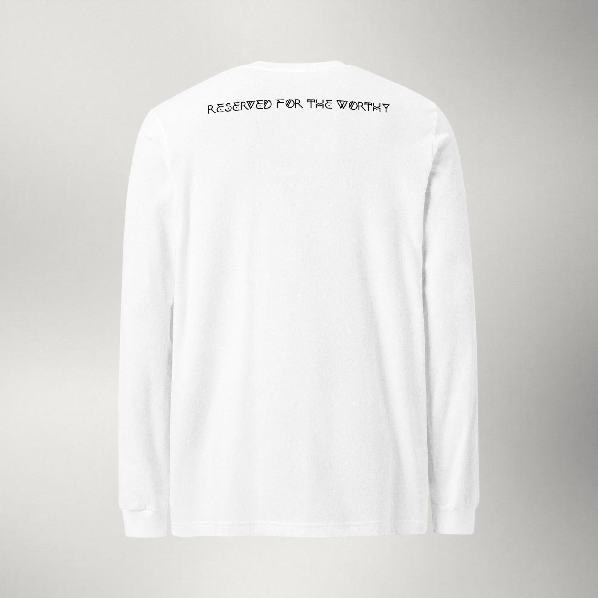 Ragnarok Embroidered Long Sleeve — Maroon / White