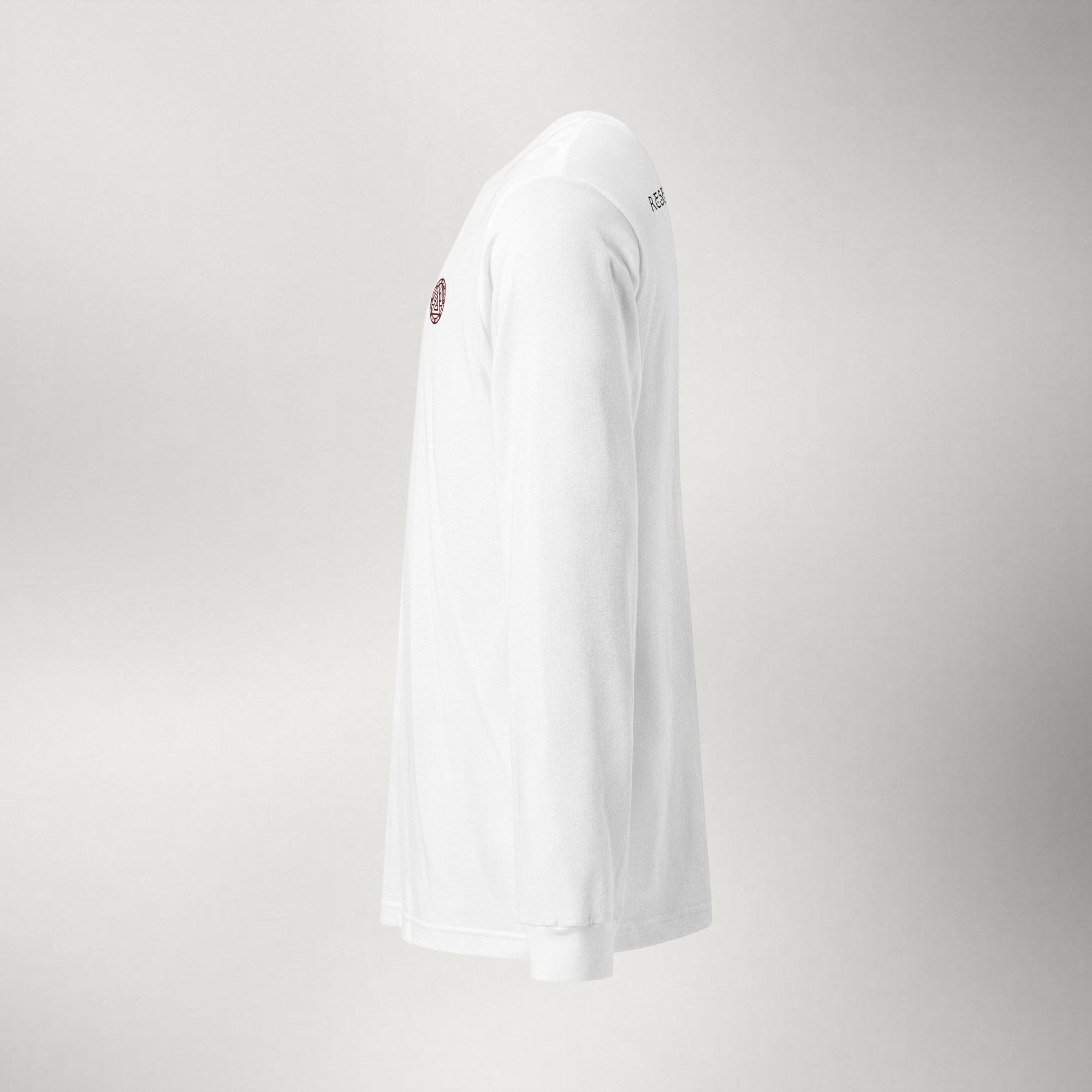 Ragnarok Embroidered Long Sleeve — Maroon / White