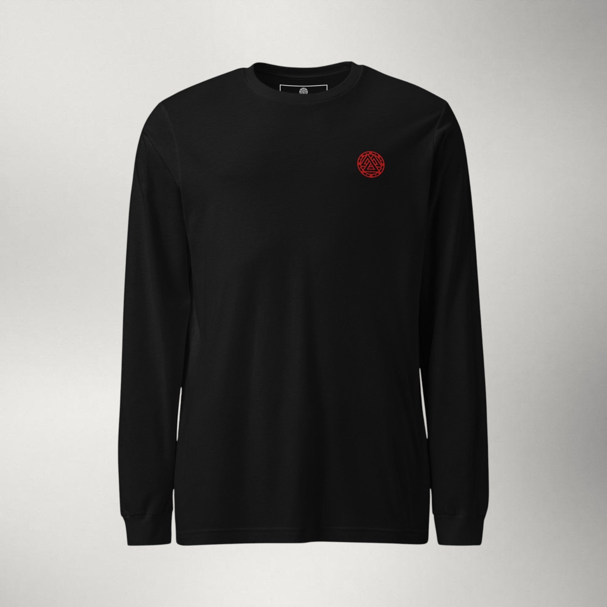 Ragnarok Embroidered Long Sleeve — Red / Black