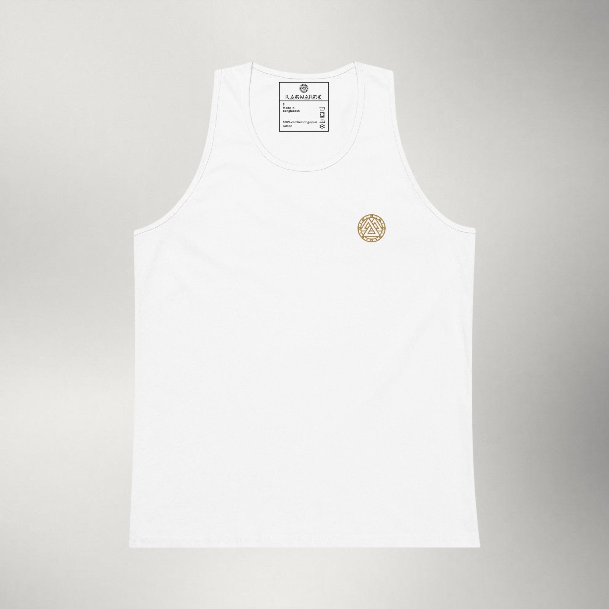 Ragnarok Embroidered Premium Tank — Gold