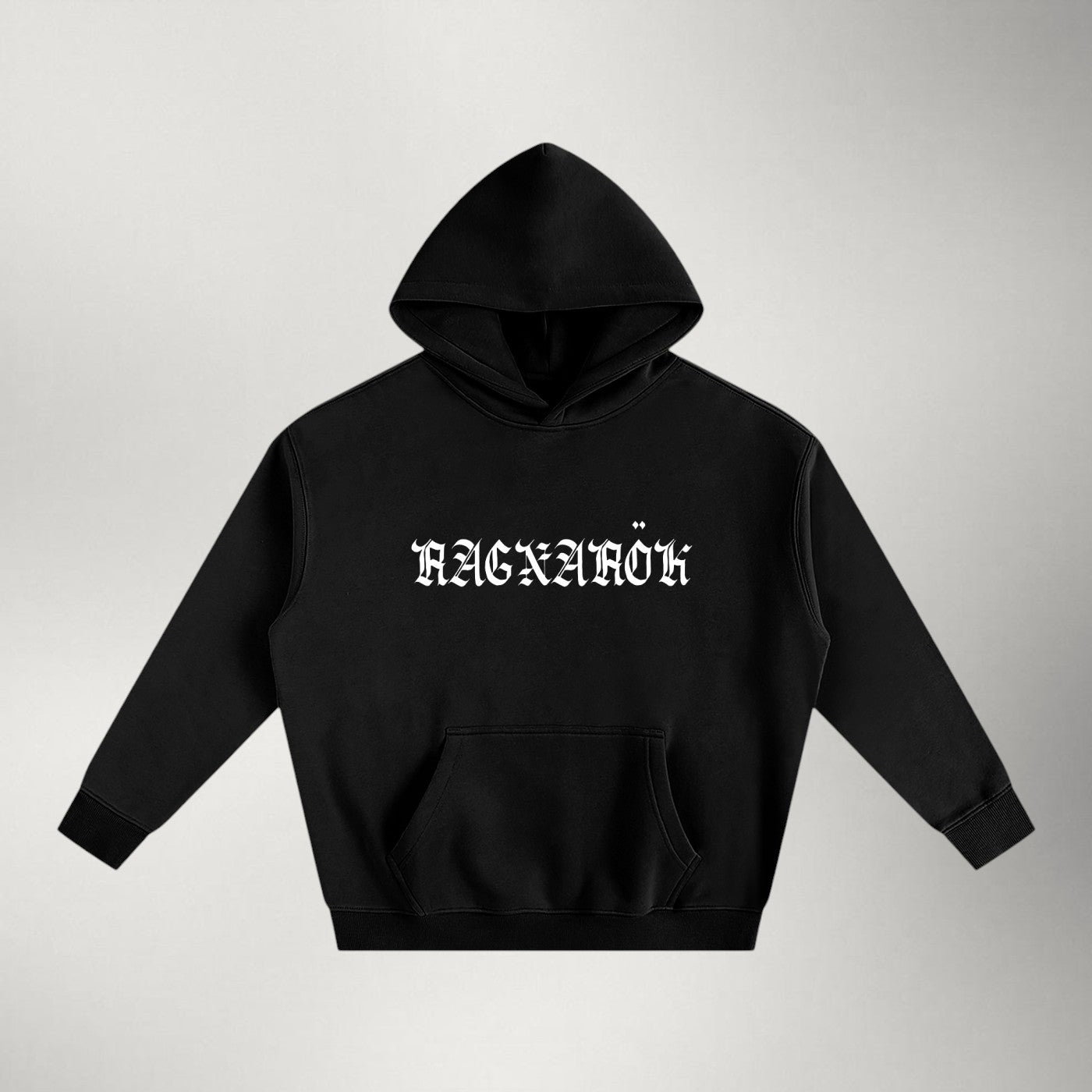 Ragnarok Gothic Hoodie — Black
