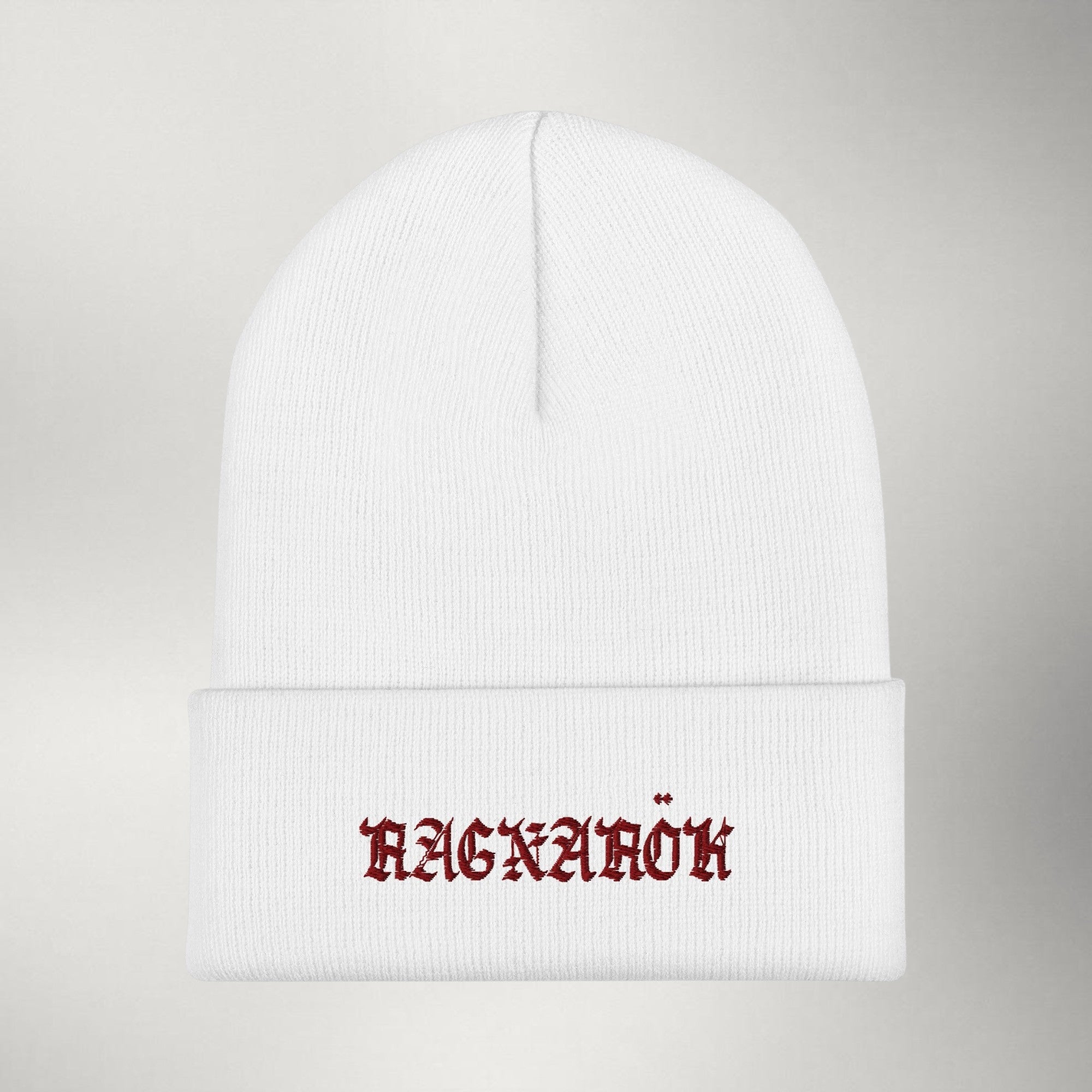 Ragnarok Gothic Maroon Beanie
