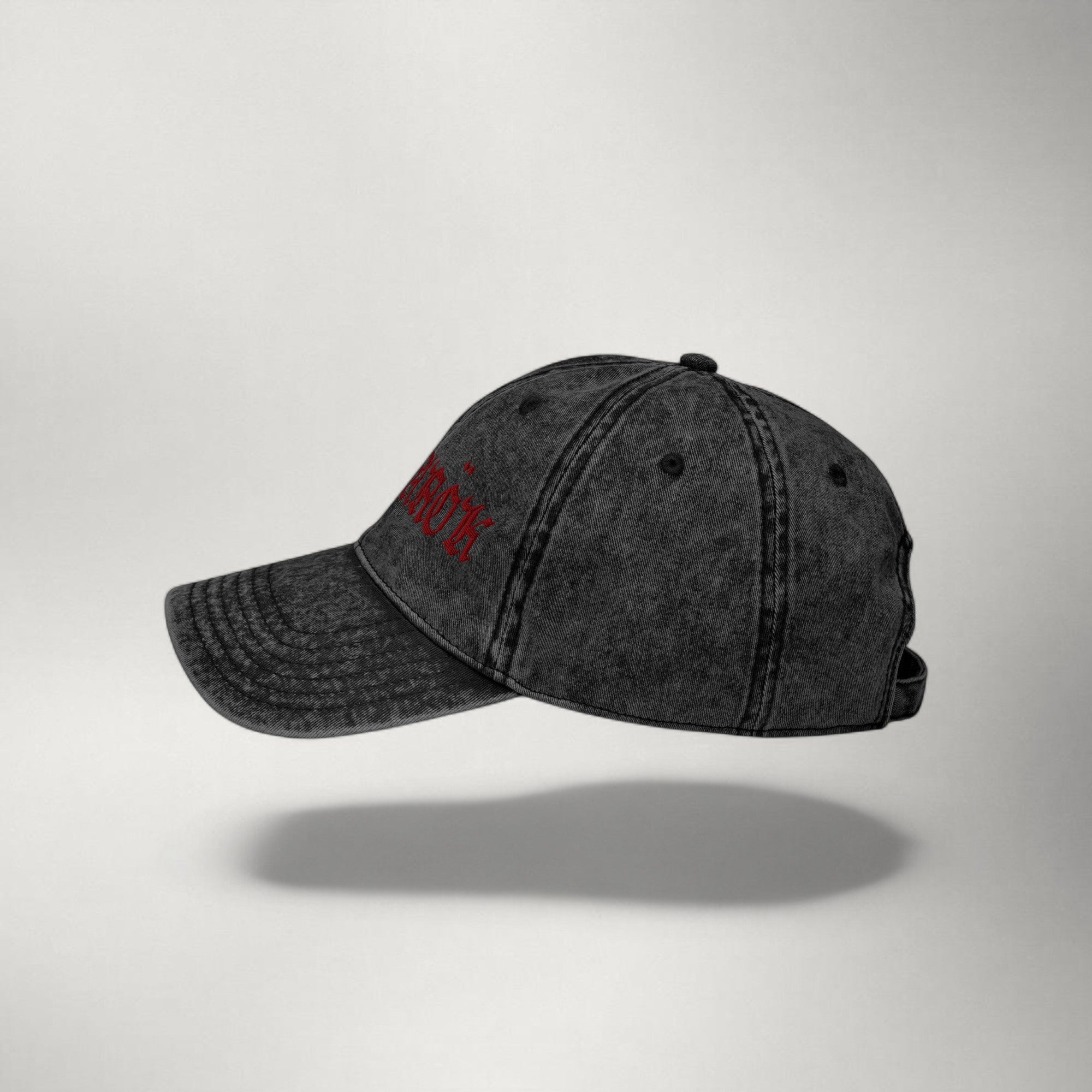 Ragnarok Gothic Vintage Cap — Maroon
