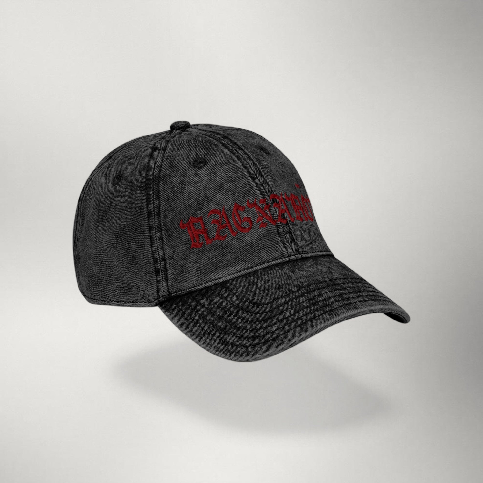 Ragnarok Gothic Vintage Cap — Maroon