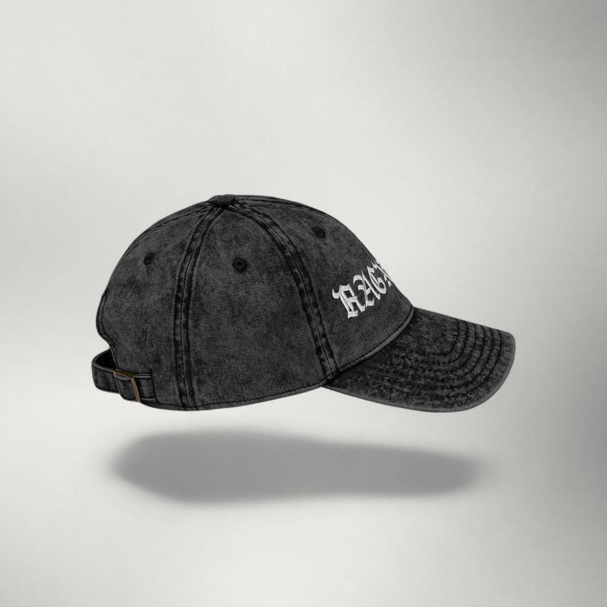 Ragnarok Gothic Vintage Cap — White
