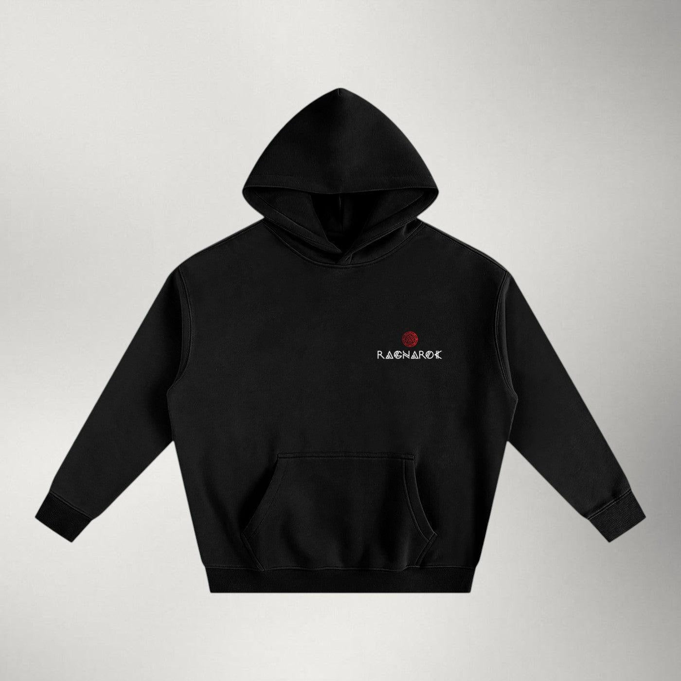 Ragnarok Logo Hoodie — Black