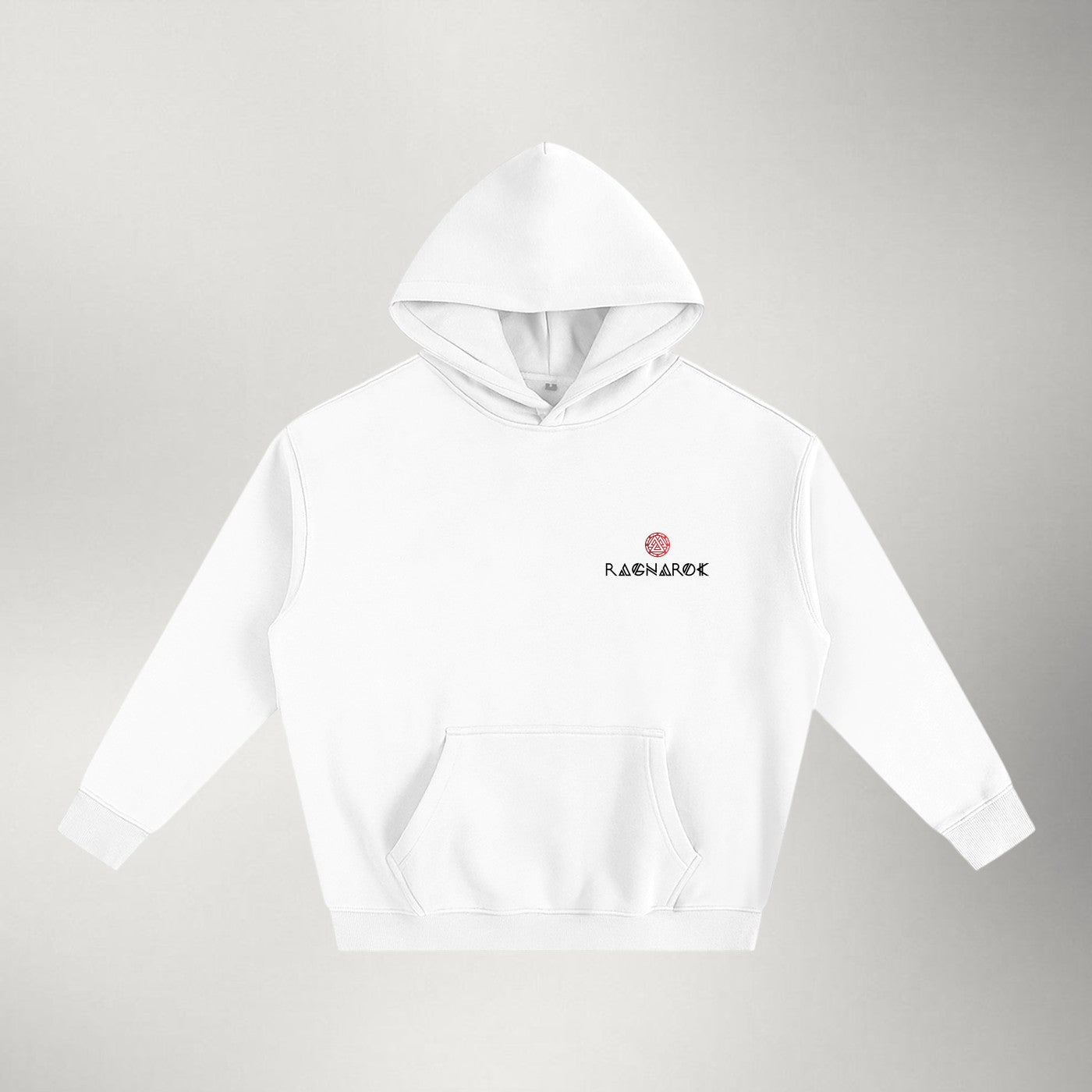 Ragnarok Logo Hoodie — White