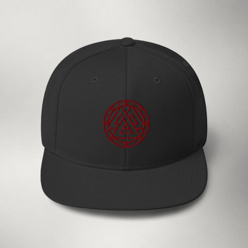 Ragnarok Logo Snapback — Maroon