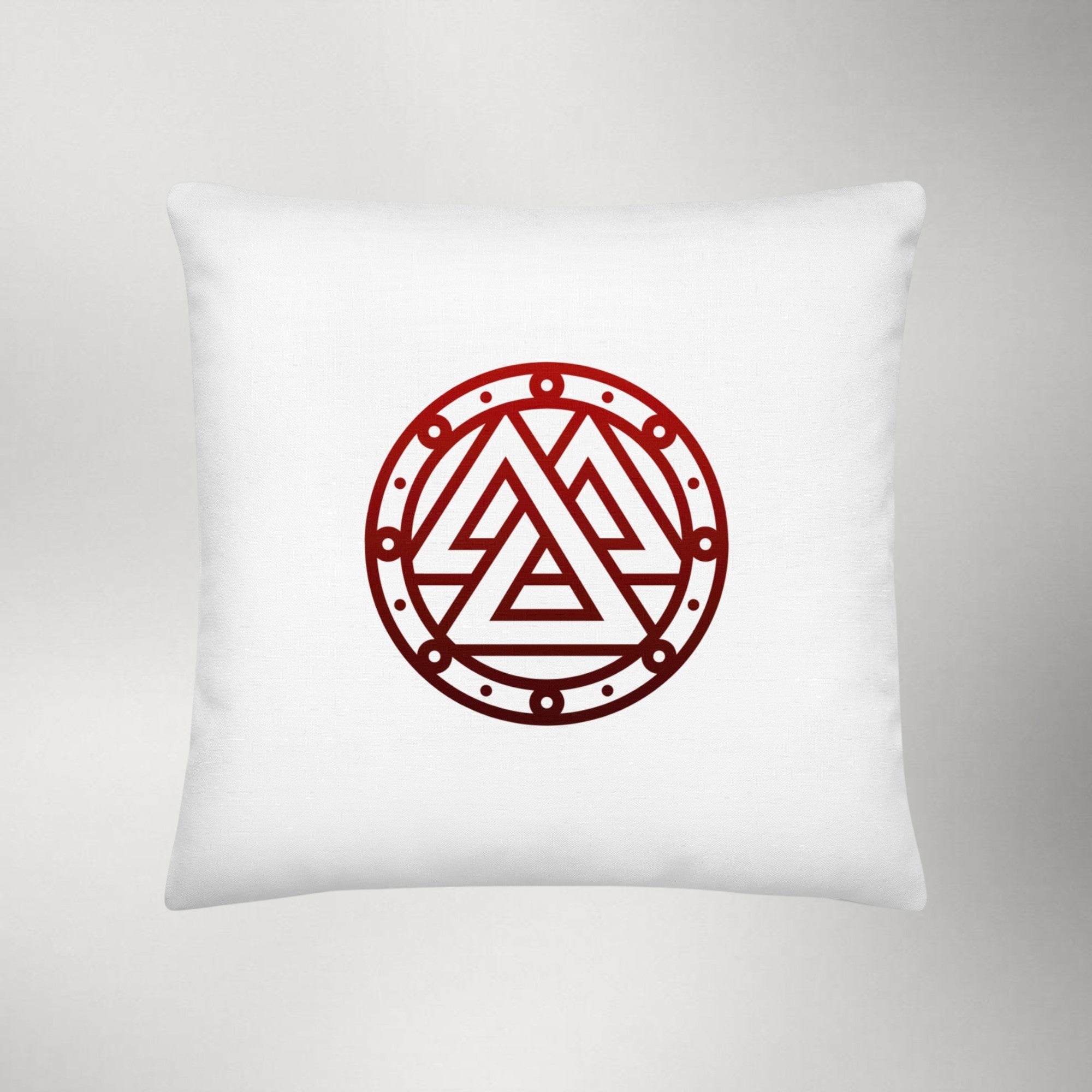 Ragnarok — Logo Throw Pillow | White