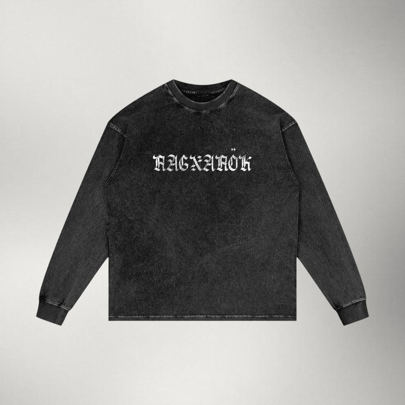 Ragnarök Norse Gothic — Acid Wash Long Sleeve | The Ash Series