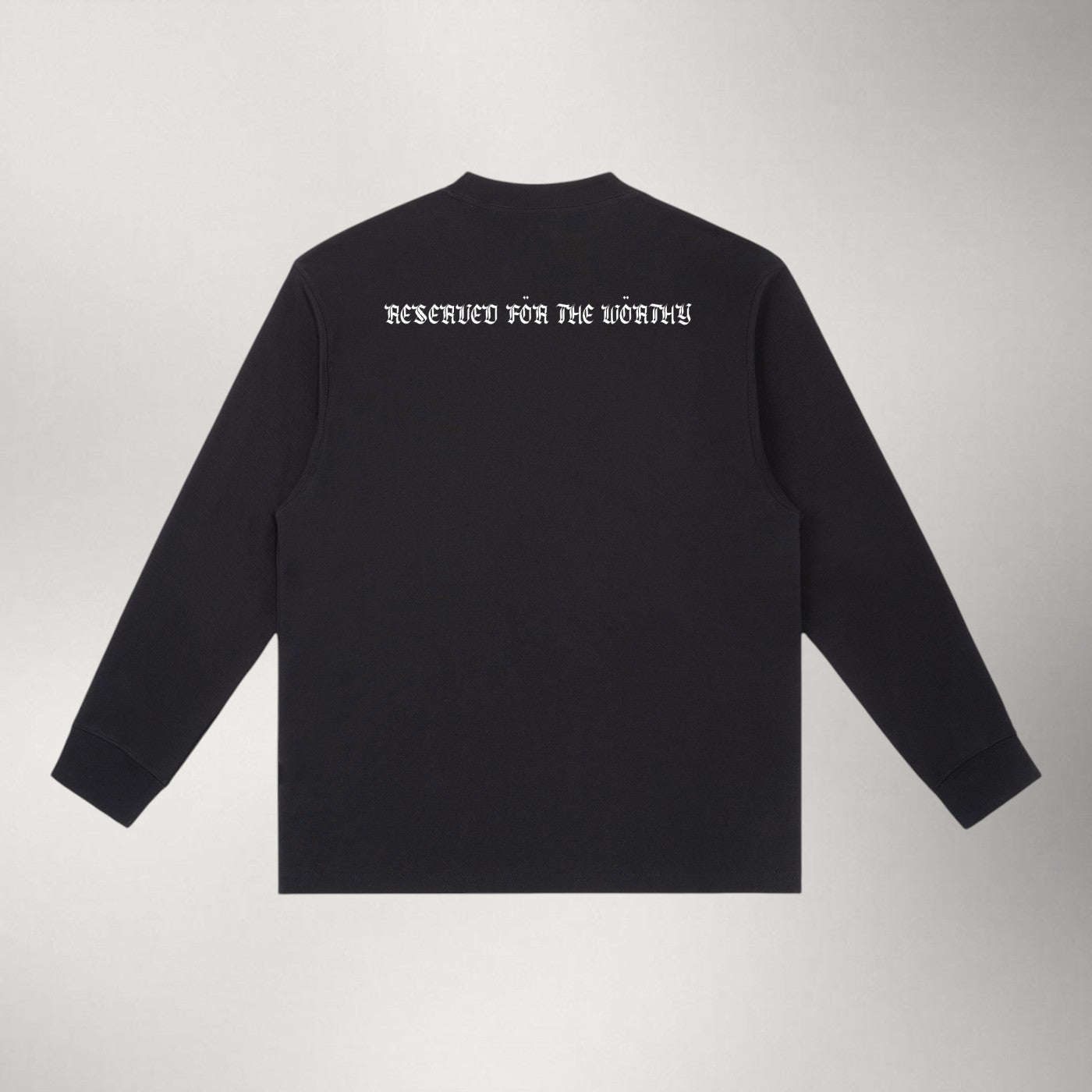 Ragnarök Norse Gothic Essential Crewneck — Black