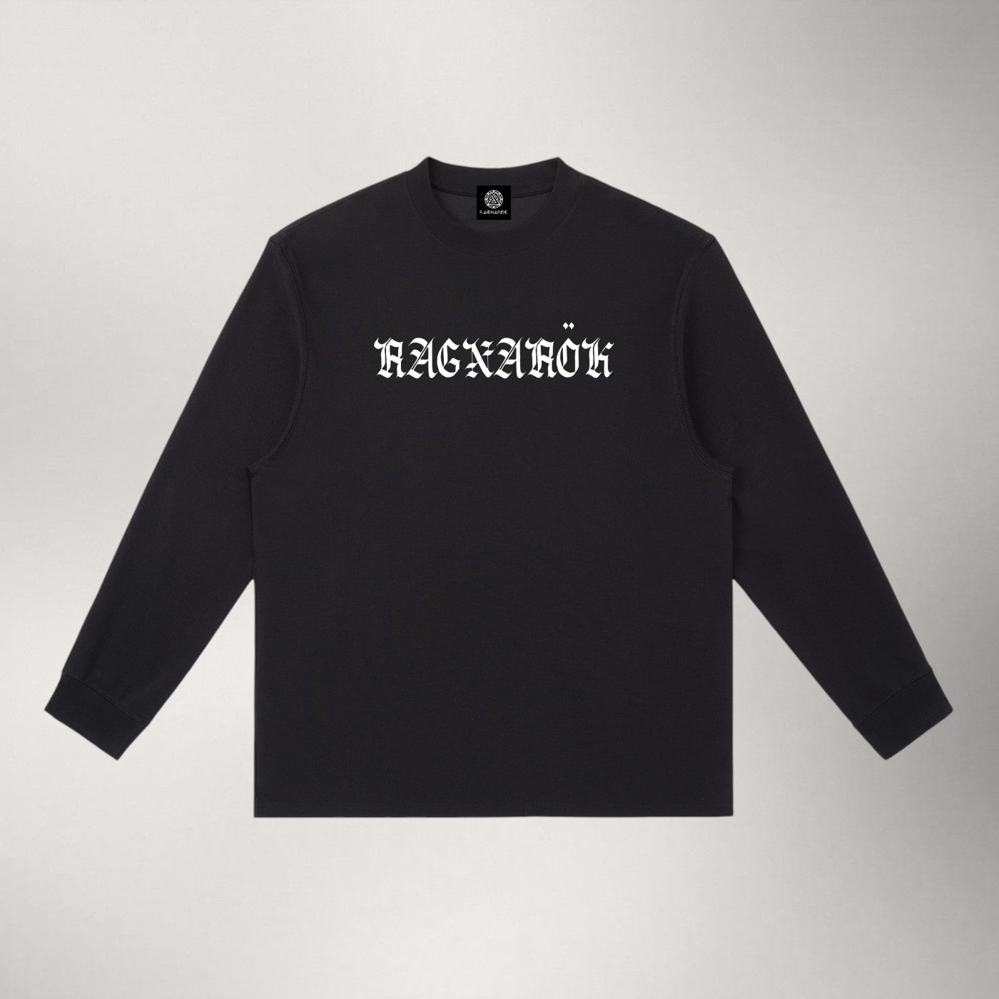 Ragnarök Norse Gothic Essential Crewneck — Black