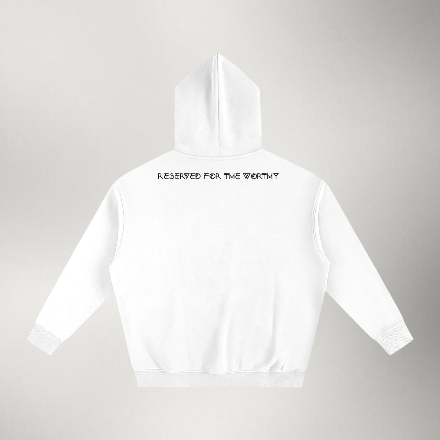 Ragnarok Tonal Logo Hoodie — White