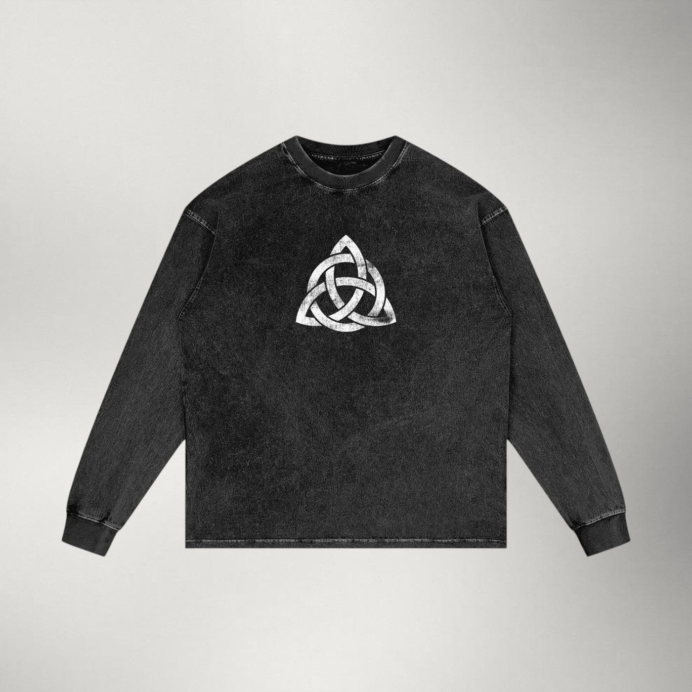 Triquetra — Acid Wash Long Sleeve | The Ash Series