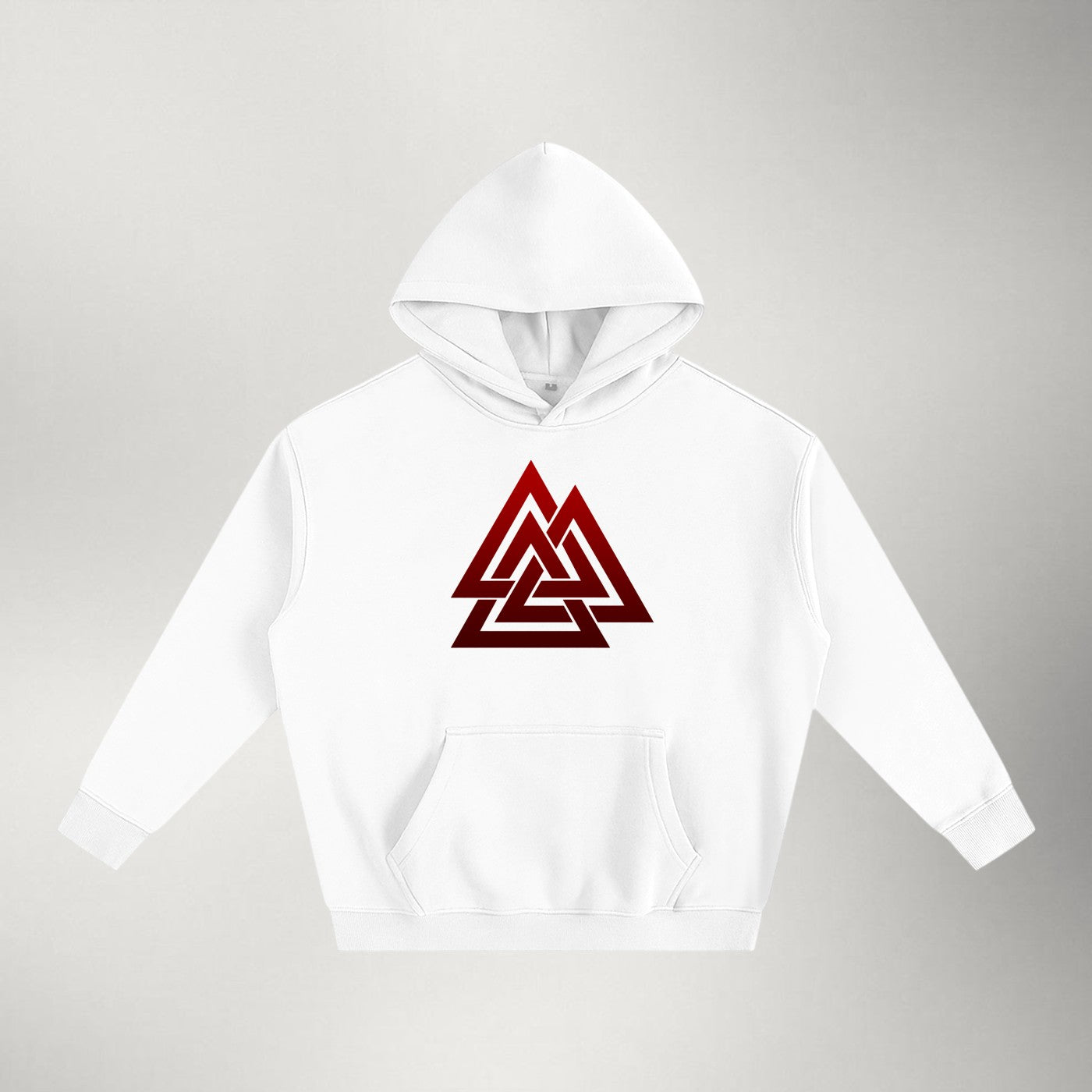Valknut — Heavyweight Fleece Pullover | Red Series