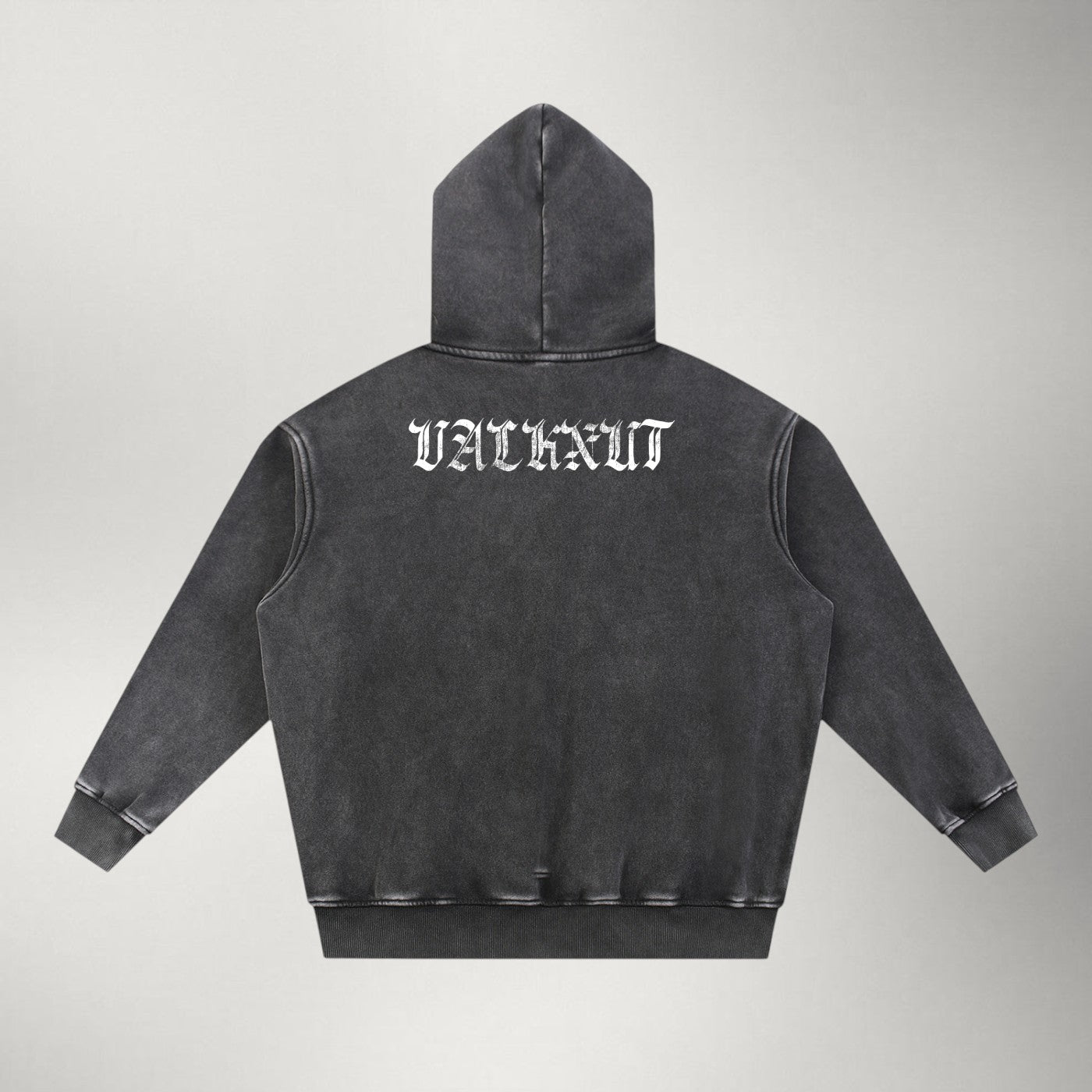 Valknut — Heavyweight Snow Wash Pullover | Battle Worn Series