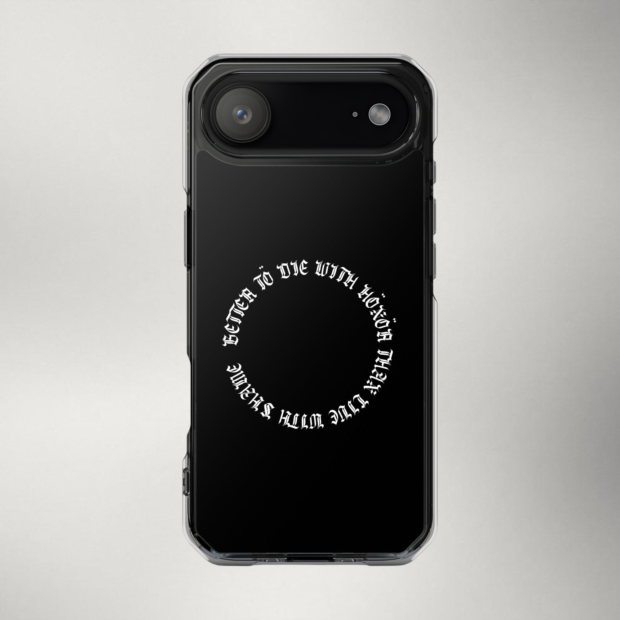 Die with Honor — MagSafe® Clear Case for iPhone®