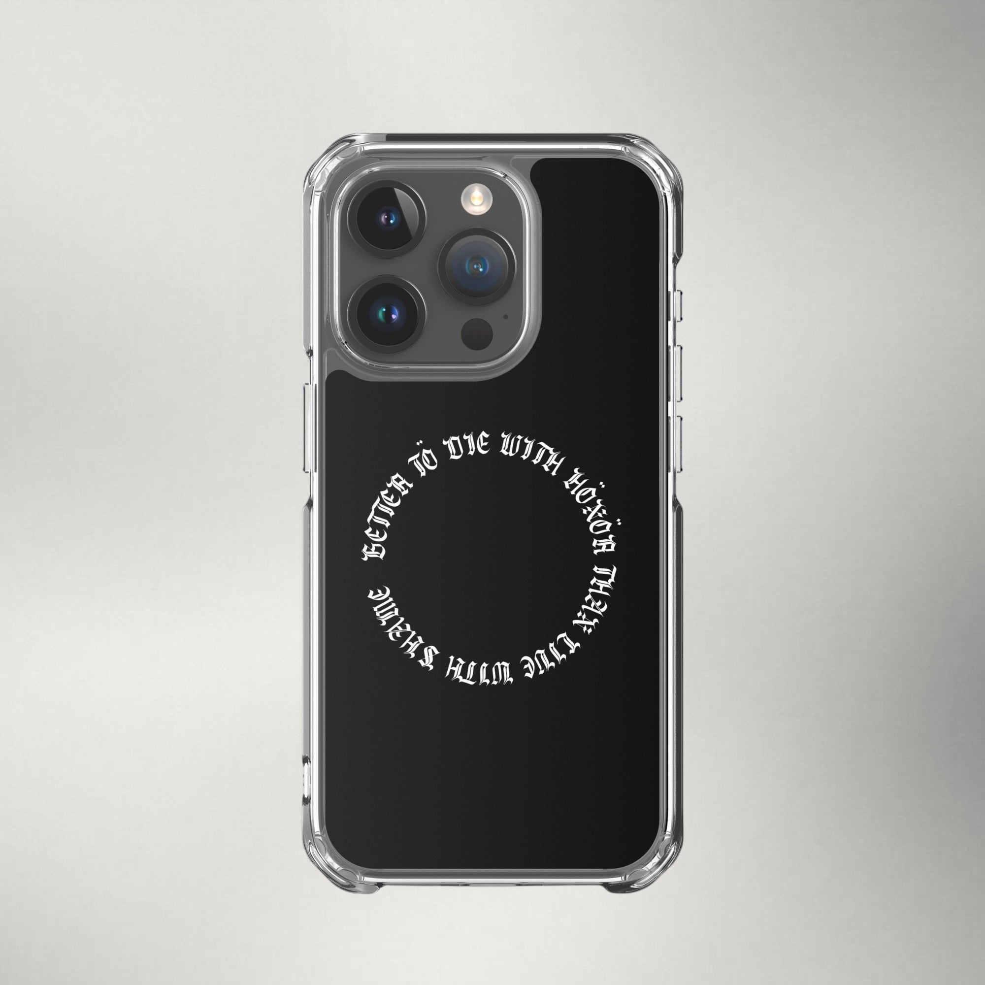 Die with Honor — MagSafe® Clear Case for iPhone®