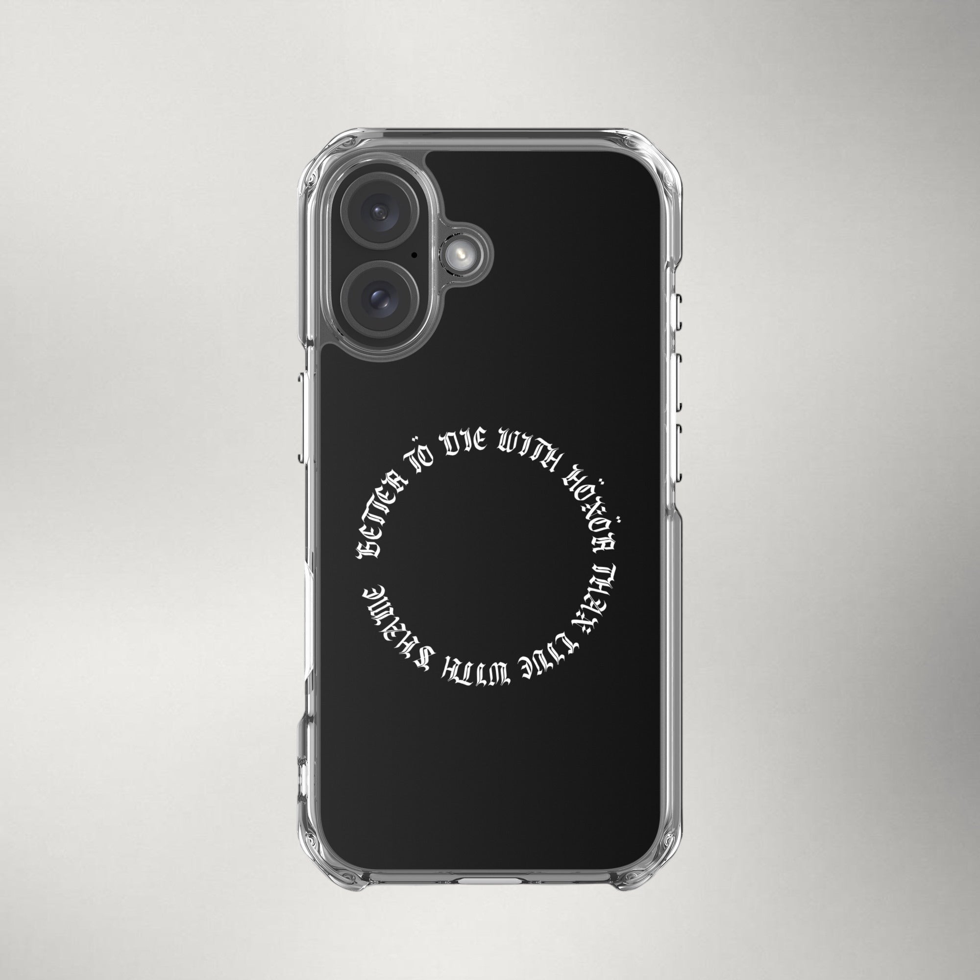 Die with Honor — MagSafe® Clear Case for iPhone®