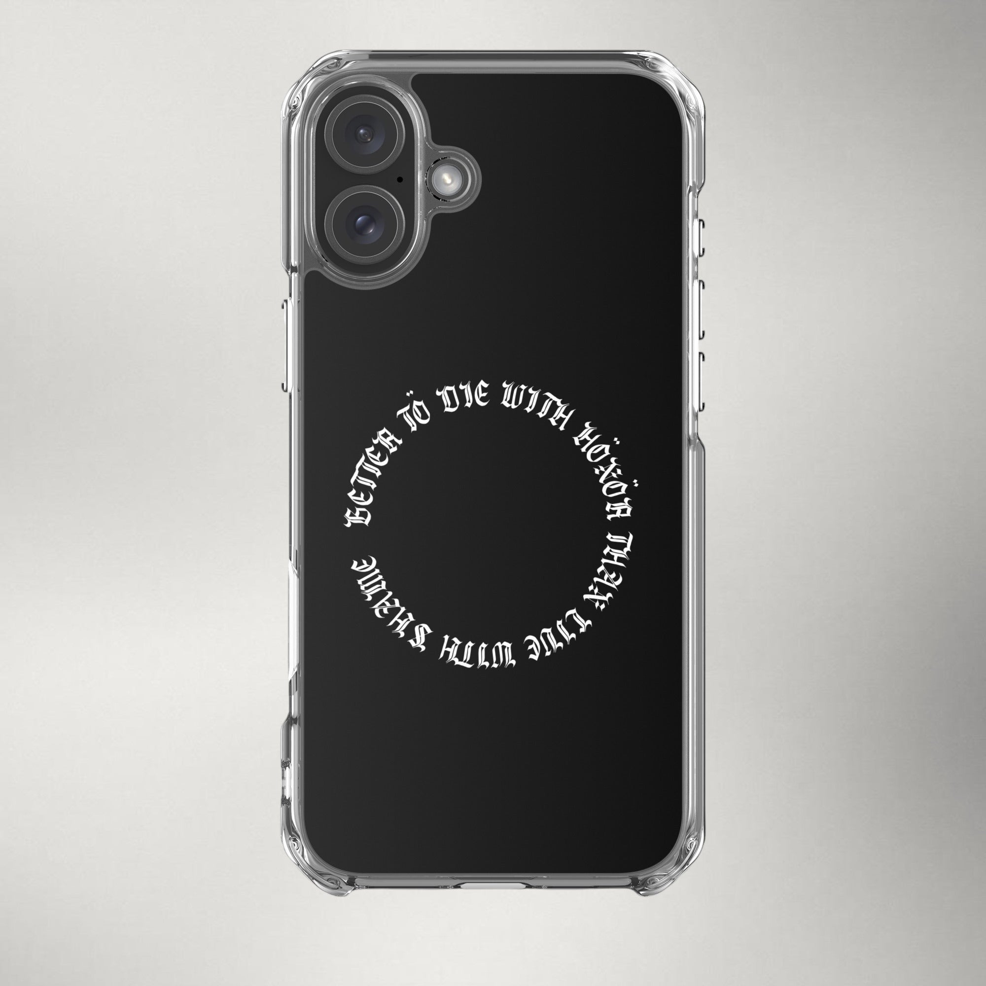 Die with Honor — MagSafe® Clear Case for iPhone®