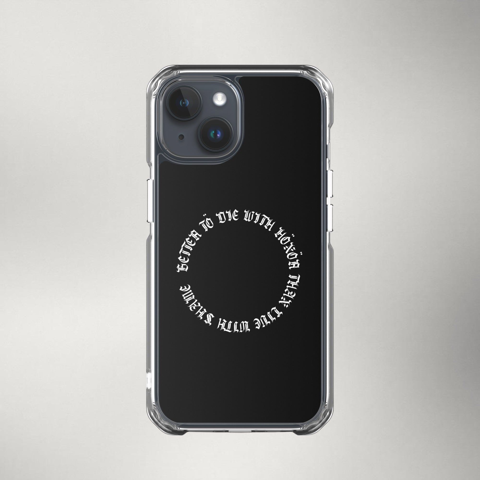 Die with Honor — MagSafe® Clear Case for iPhone®