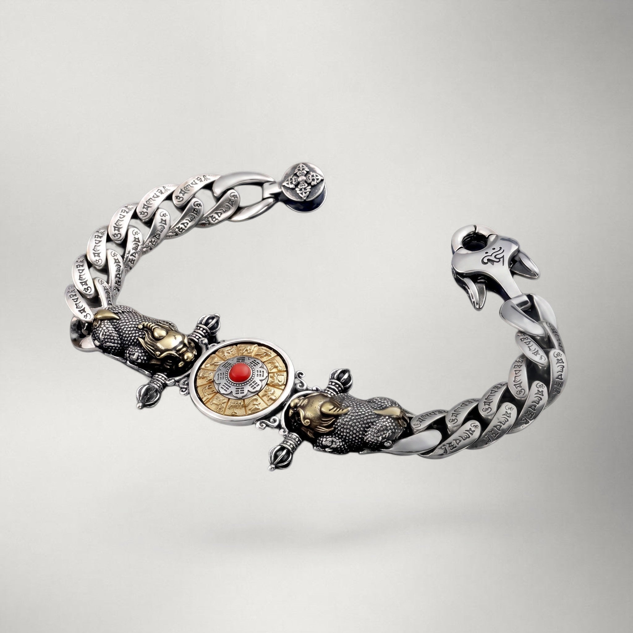 Draupnir — Sterling Silver Bracelet | Gold & Silver