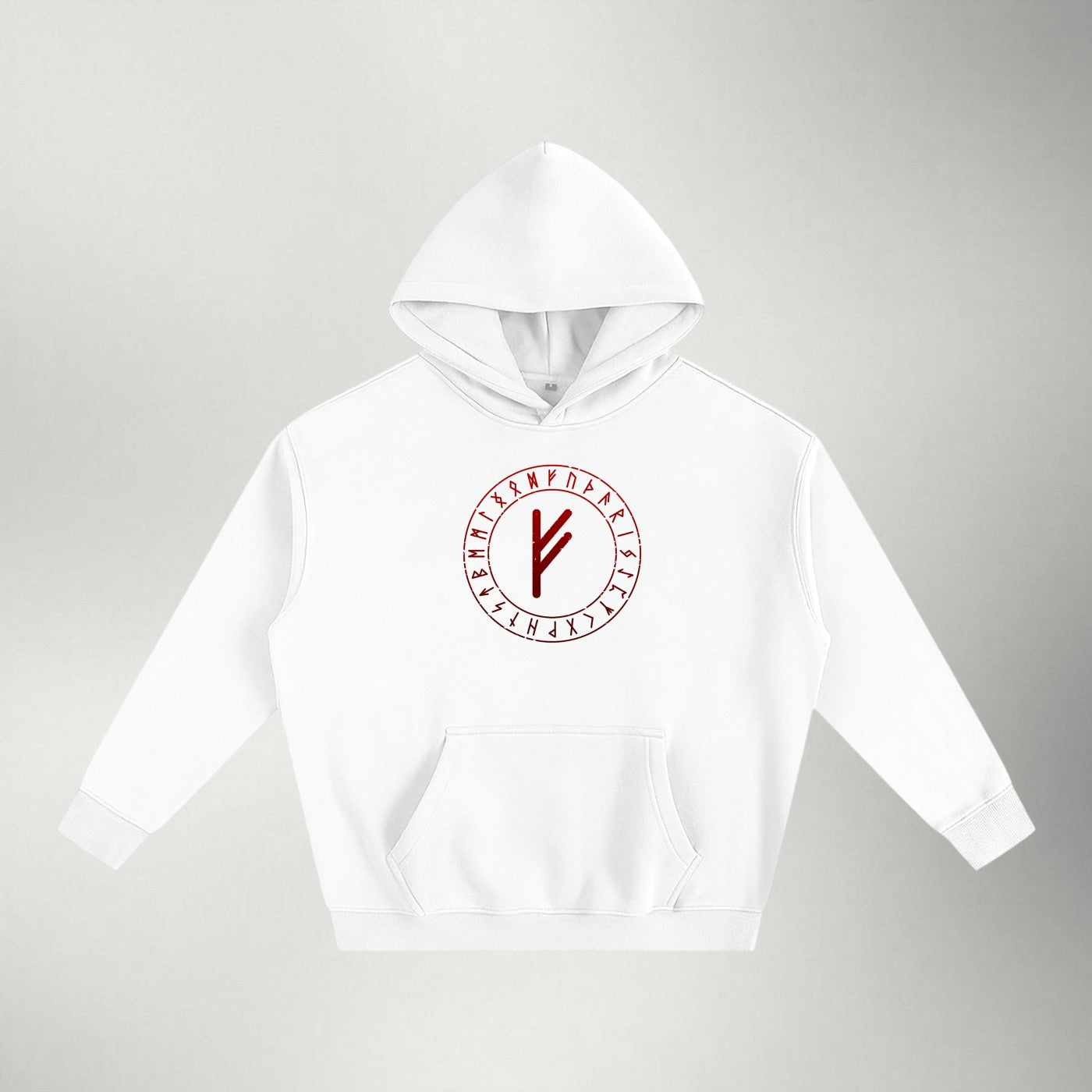 Fehu — Heavyweight Fleece Pullover | Red Series
