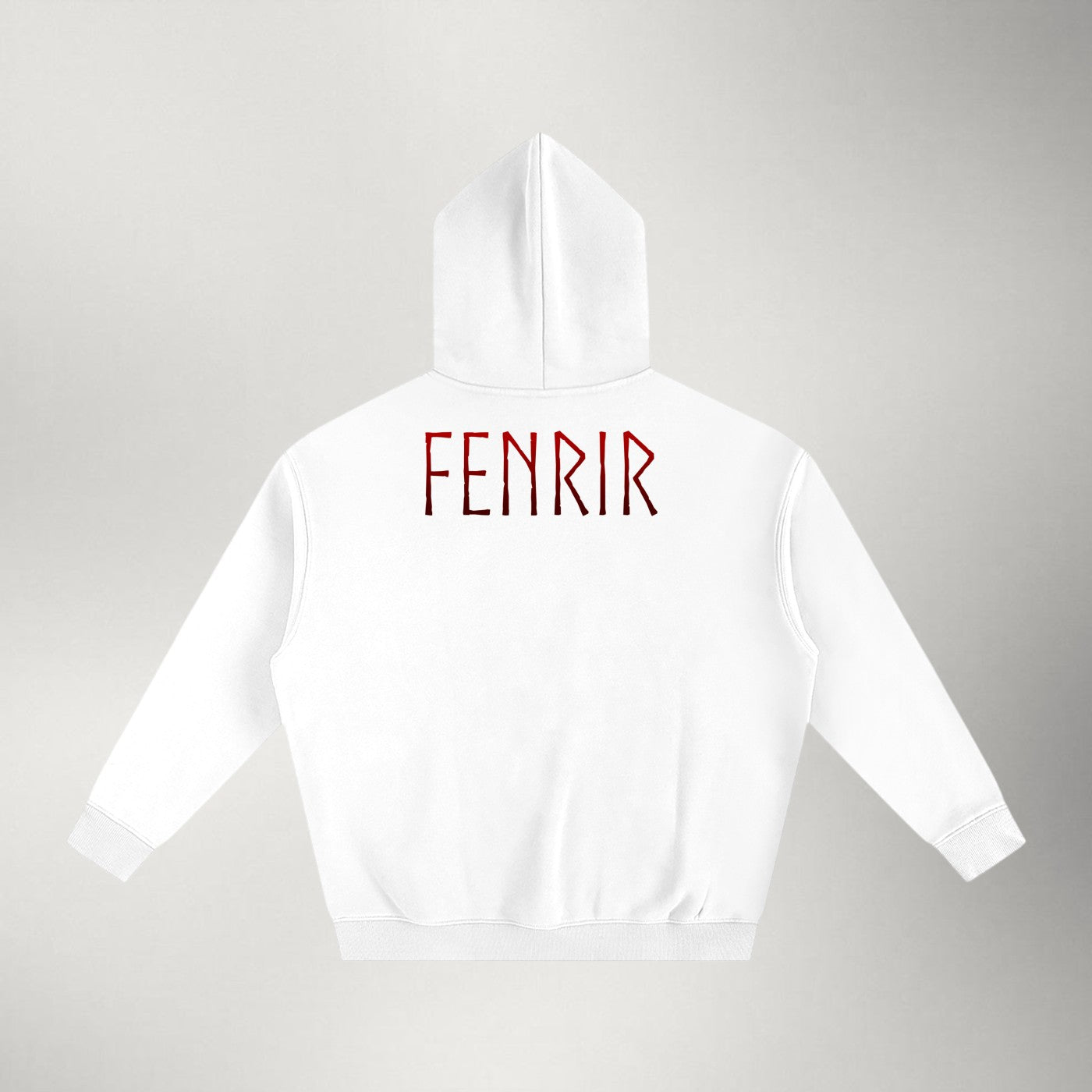 Fenrir — Heavyweight Fleece Pullover | Red Series