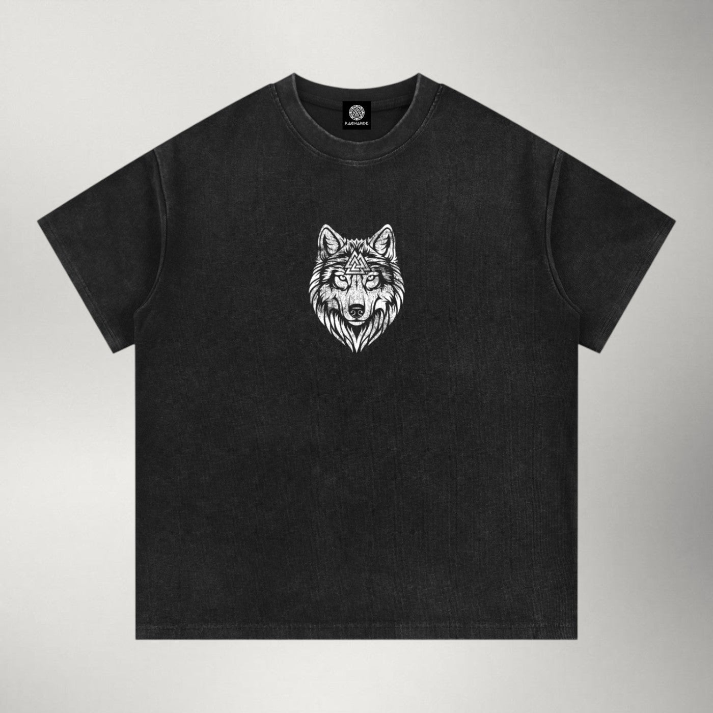 Fenrir — Premium Boxy Vintage Wash Tee | Ragnarok Norse Series