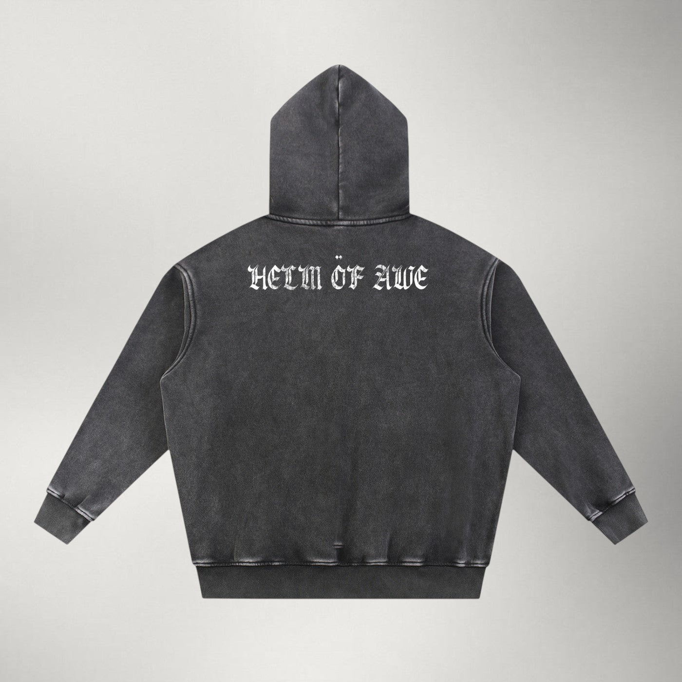 Helm of Awe — Heavyweight Snow Wash Pullover | Battle Worn Series