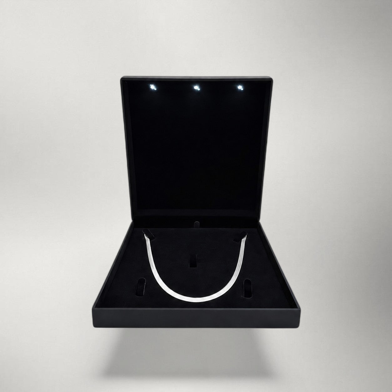 Minimalist 4mm Flat Snake Chain Necklace in 925 Sterling Silver — Silver & Gold