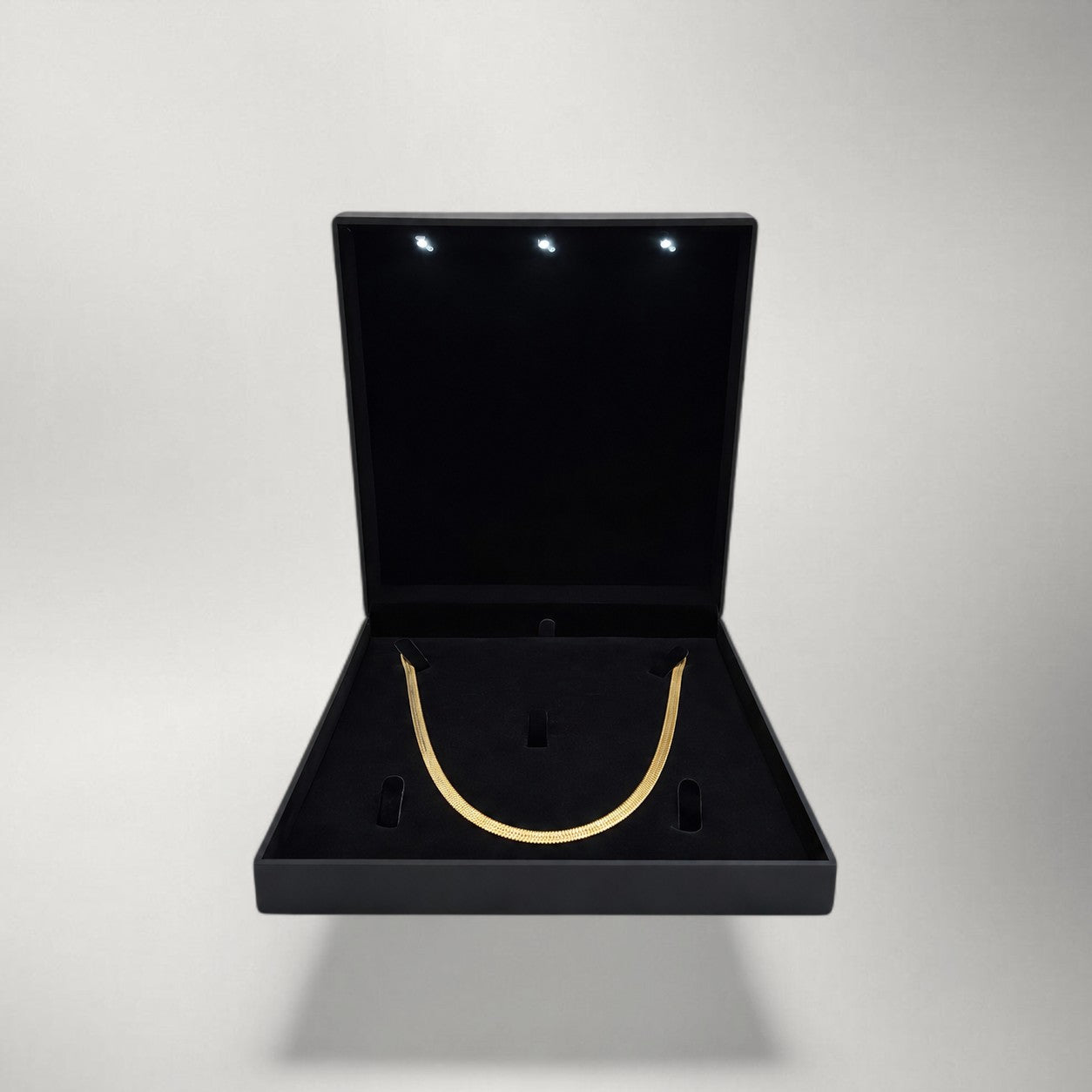 Minimalist 4mm Flat Snake Chain Necklace in 925 Sterling Silver — Silver & Gold