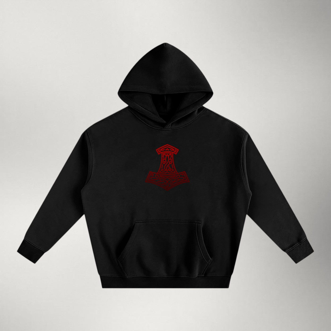 Mjölnir — Heavyweight Fleece Pullover | Red Series