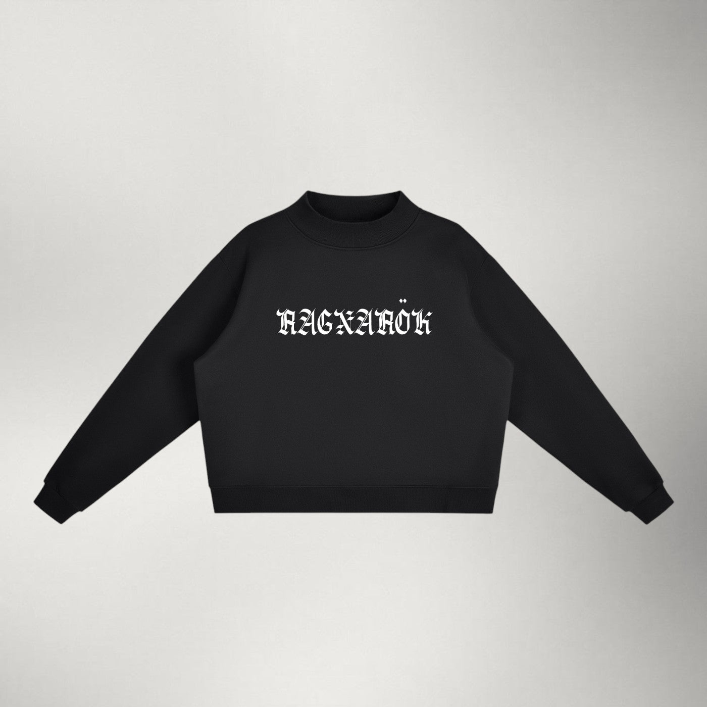 Norse Gothic — Women's Fleece Mock-Neck | Black